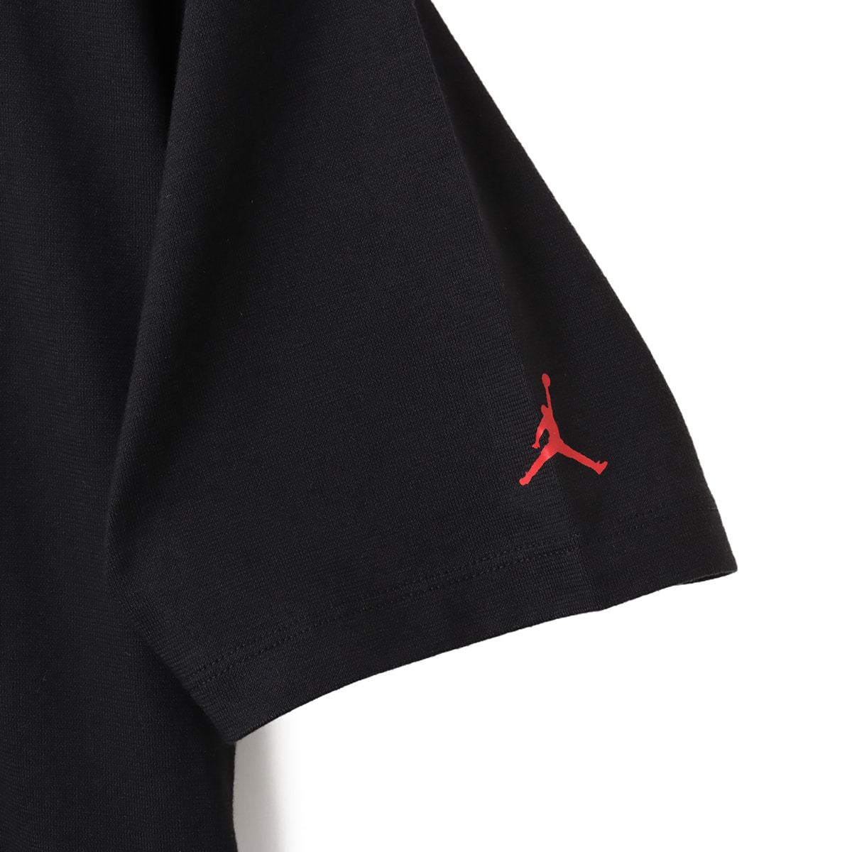JORDAN BRAND AS W J SS GF GFX FLT TEE BLACK/GYM REDの画像