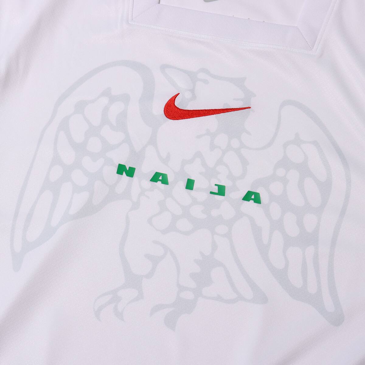 NIKE NFF M NK DF STAD JSY SS HM WHITE/LUCKY GREEN/CHALLENGE