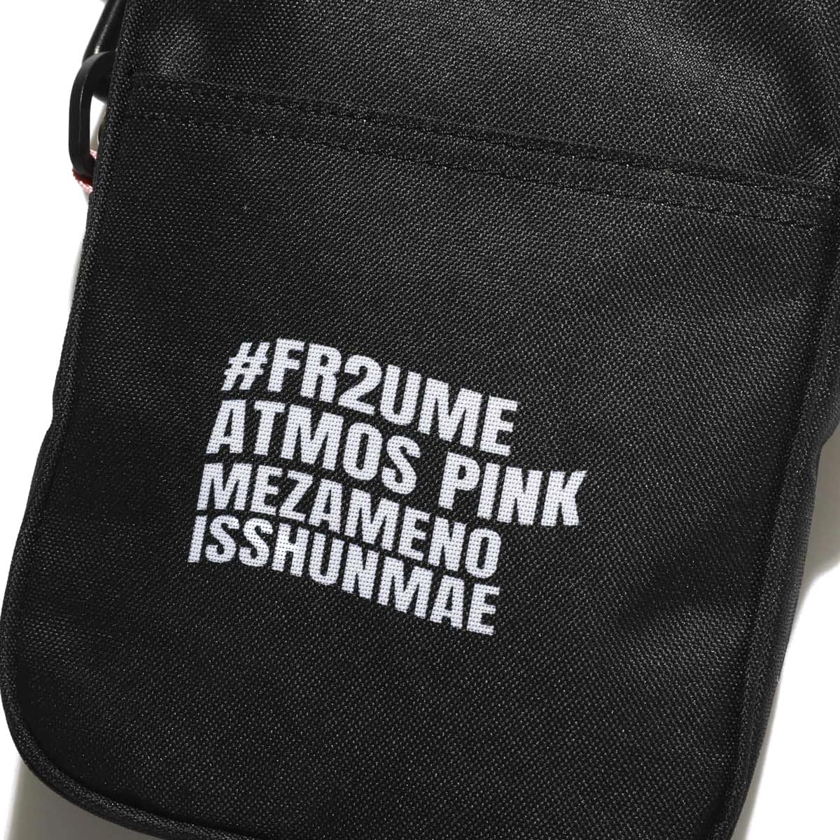 atmos pink x MEZAME collaboration #FR2梅 Sacoche BLACK