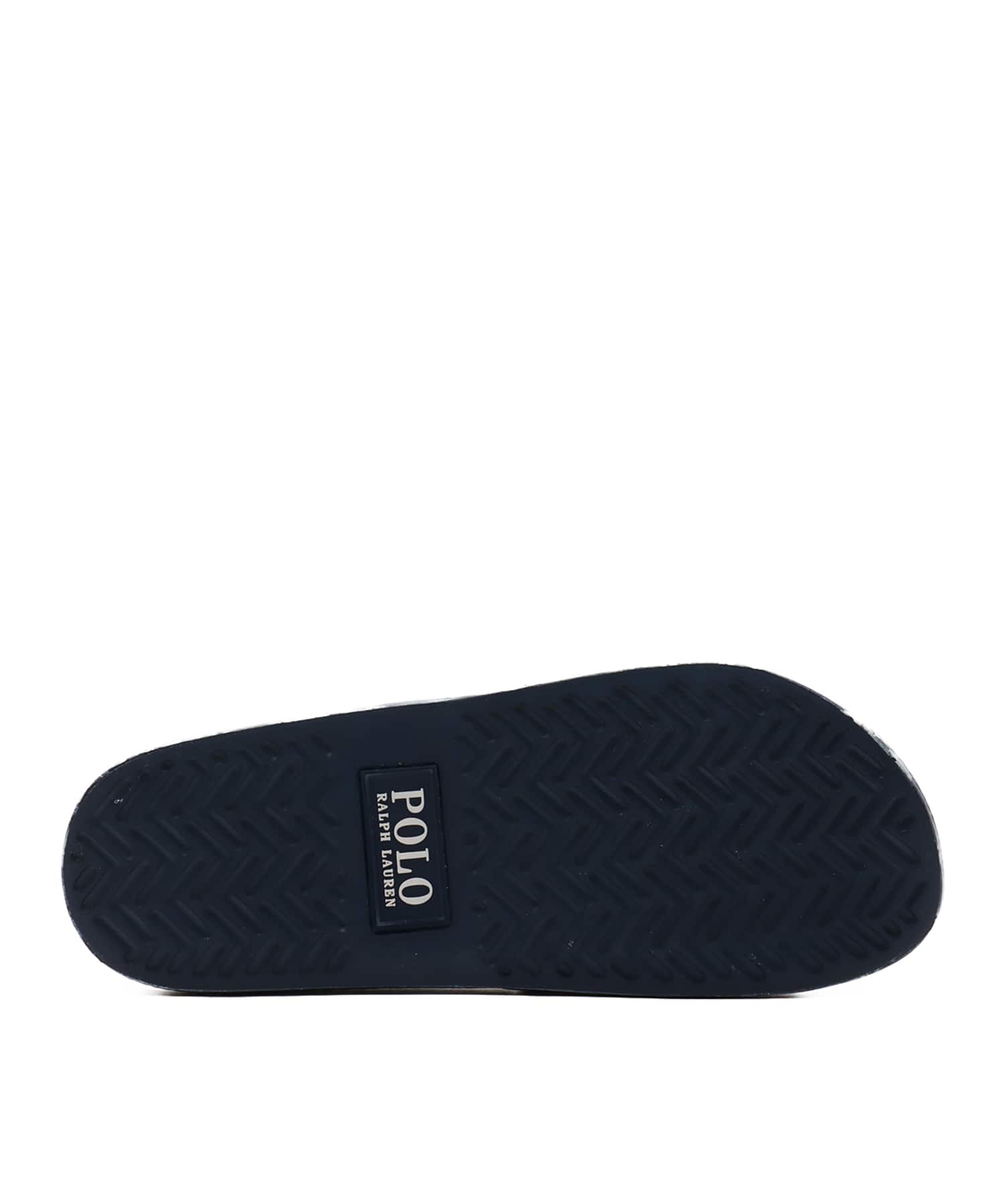 POLO RALPH LAUREN POLO SLIDE SANDAL INDIGO SHIBORI PATCHWORKの画像