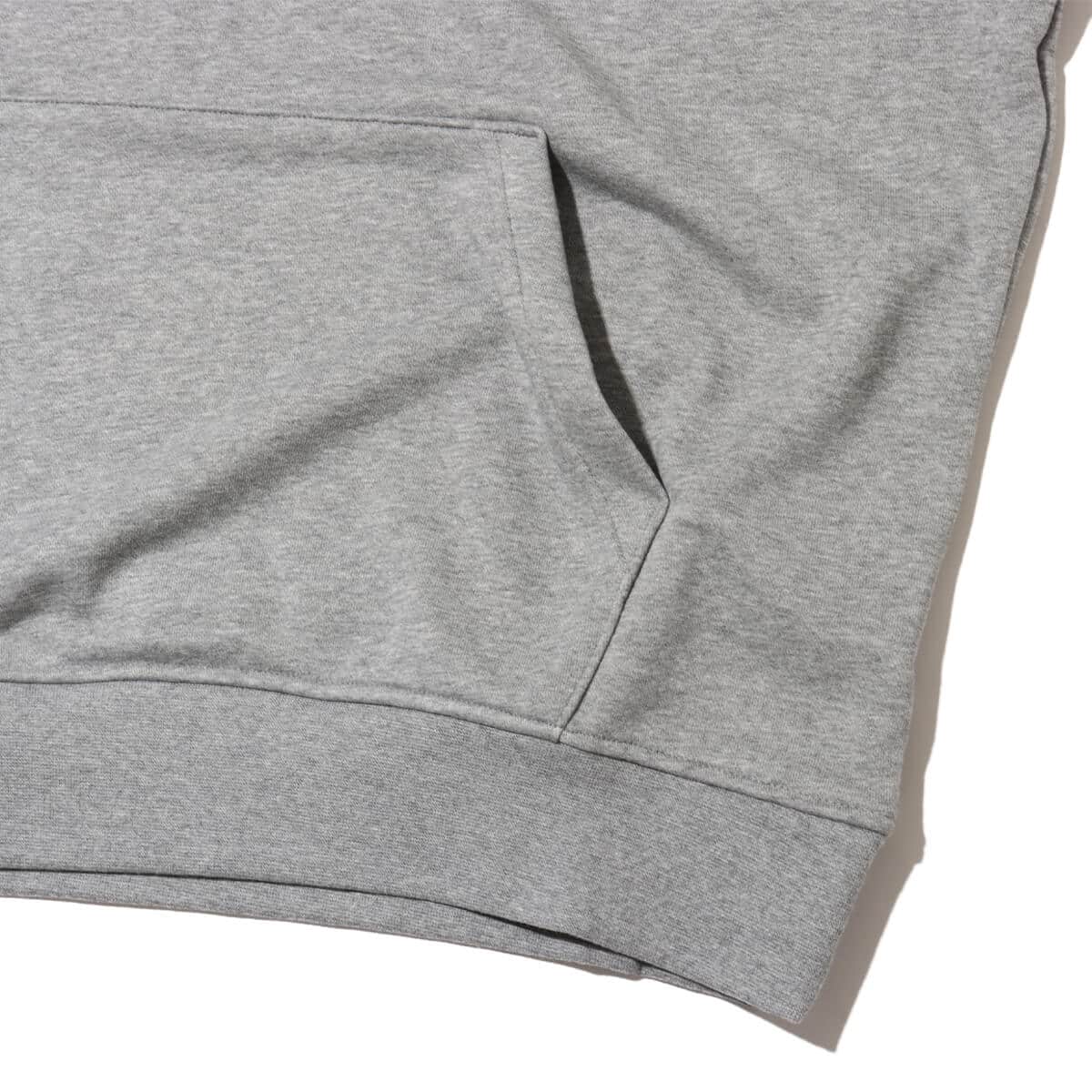 JORDAN BRAND M J BRKLN FLC PO LB CARBON HEATHER/WHITE の画像
