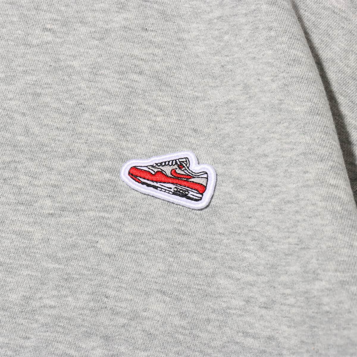 NIKE AS M NSW CRW FT XAM1 DK GREY HEATHER/BLACKの画像