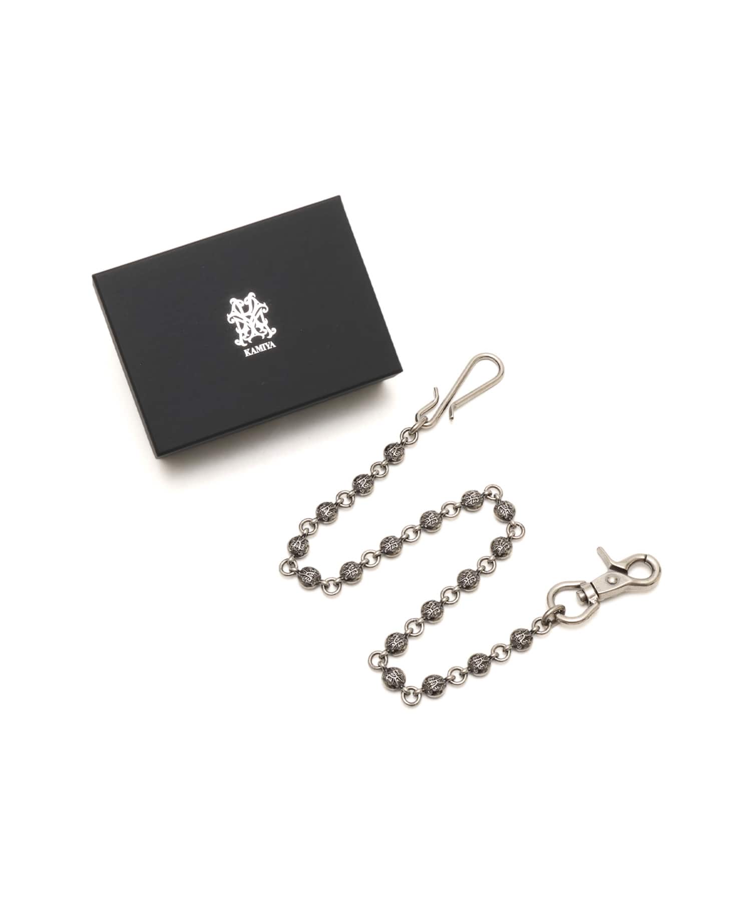 KAMIYA Ball Wallet Chain ブラックの画像
