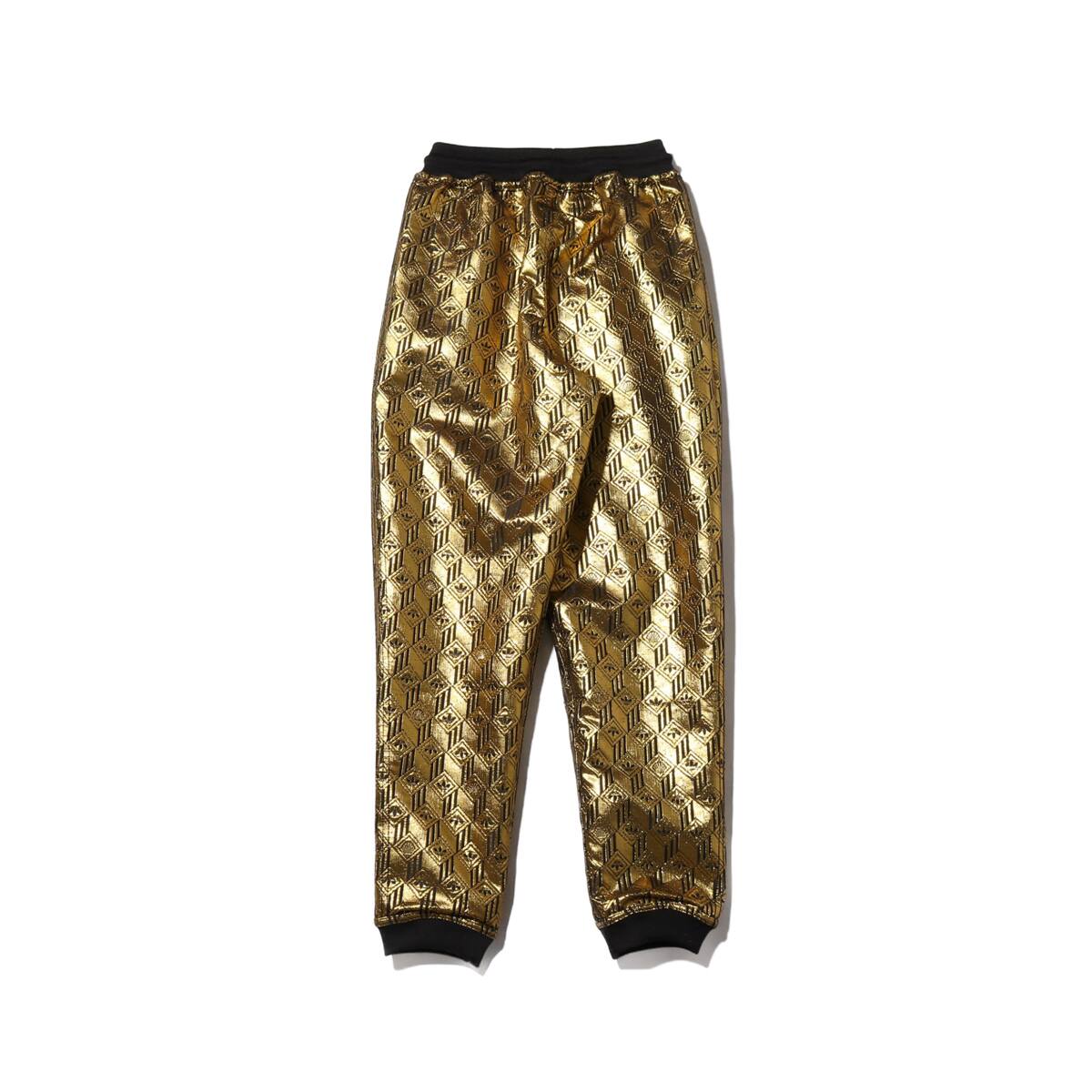 adidas track pants gold