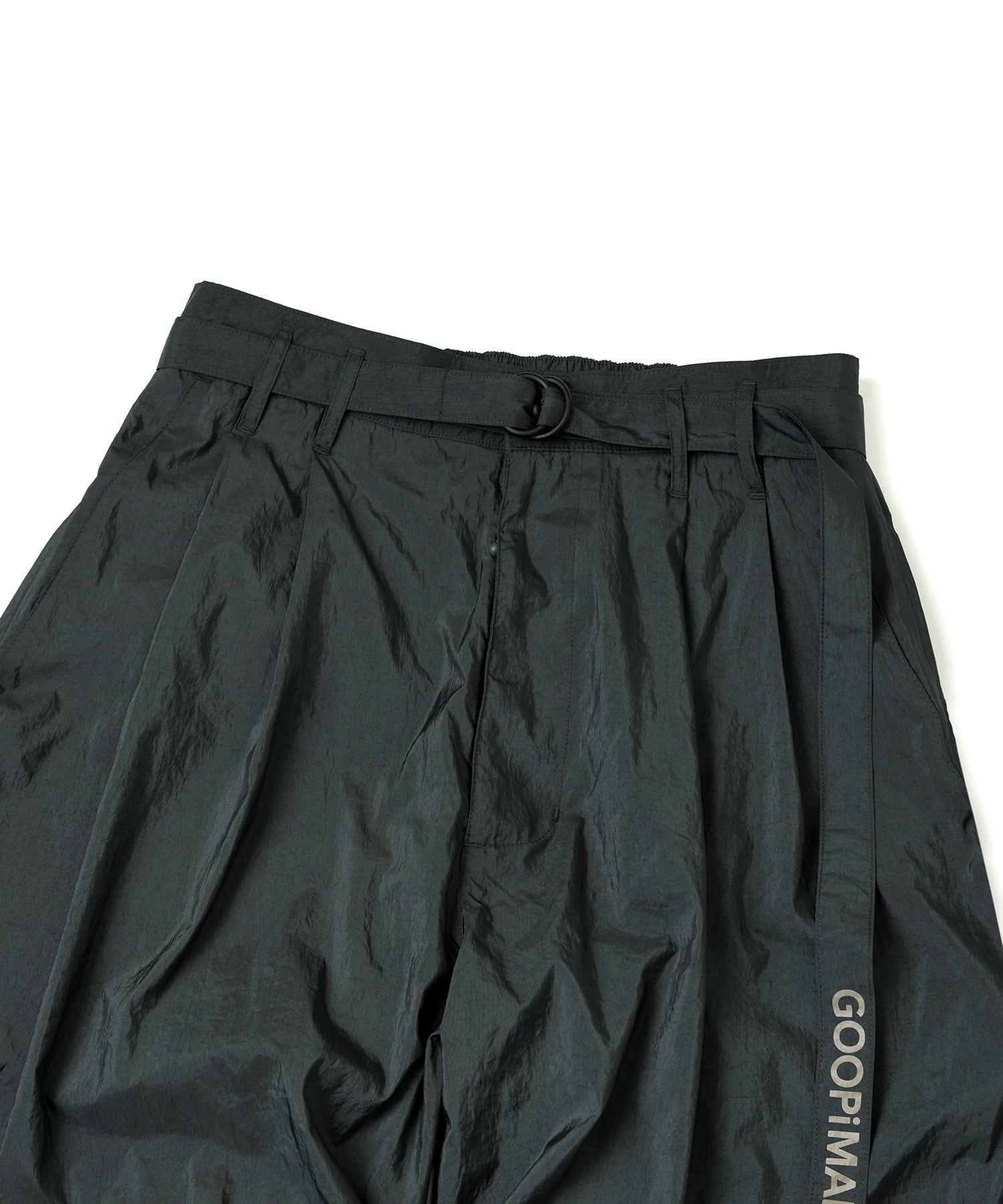 GOOPiMADE x TIGHTBOOTH SP_Strap Baggy Slacks OLIVEの画像