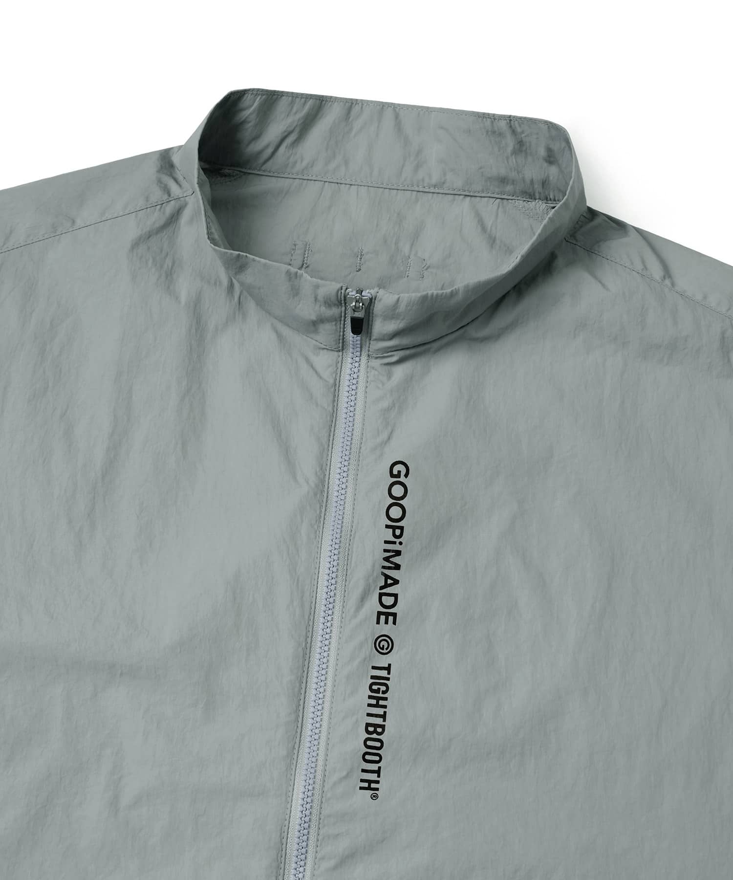 GOOPiMADE x TIGHTBOOTH Tech Uniform Zip Shirt GREYの画像