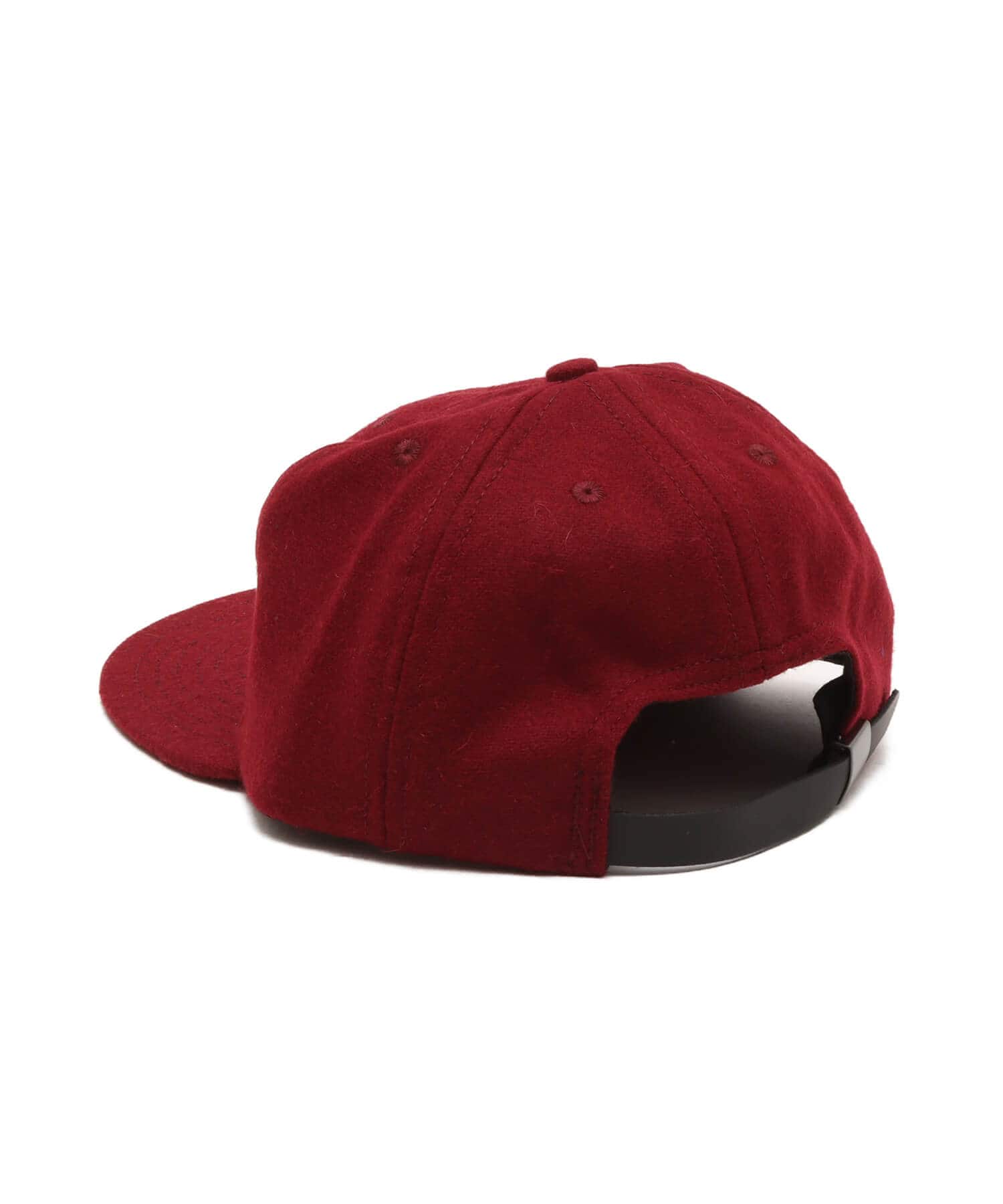 BRAIN DEAD FLANNEL LOGOHEAD 6 PANEL HAT BURGUNDYの画像