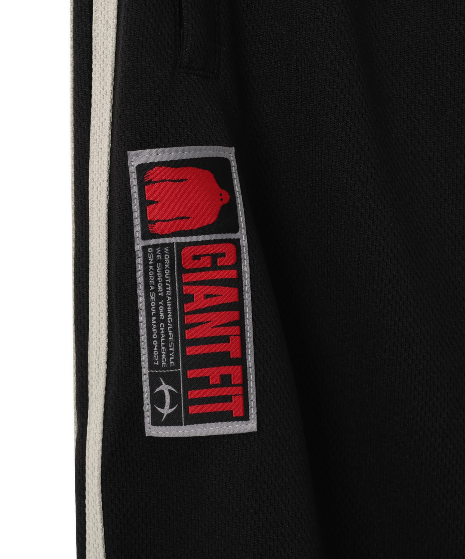 HDEX Giant Fit Mesh Wide Pants Blackの画像