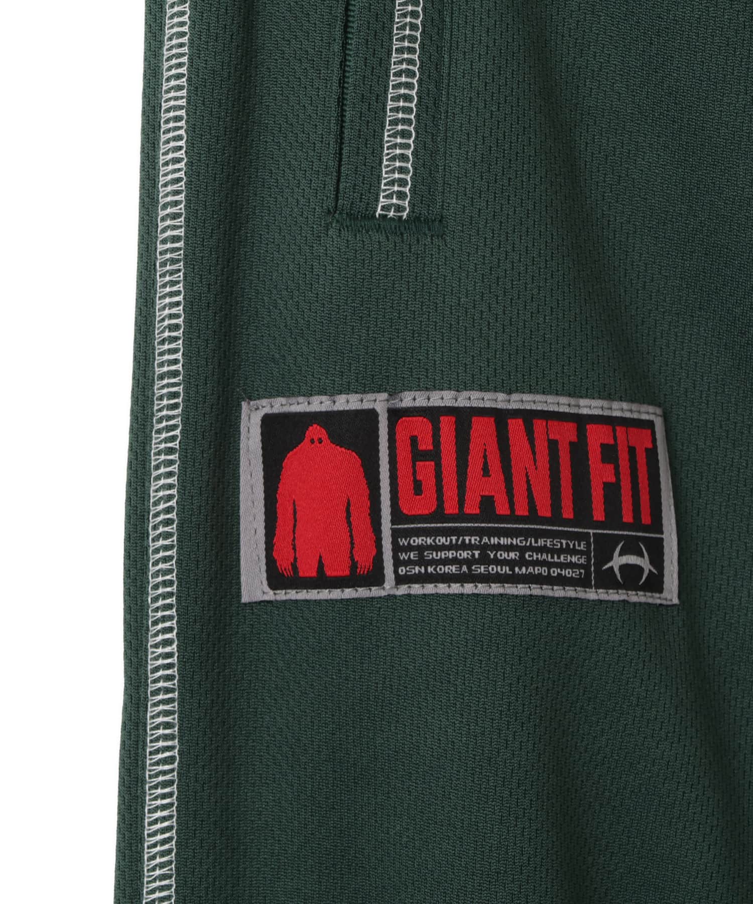 HDEX Giant Fit 85 Mesh Wide Pants Greenの画像