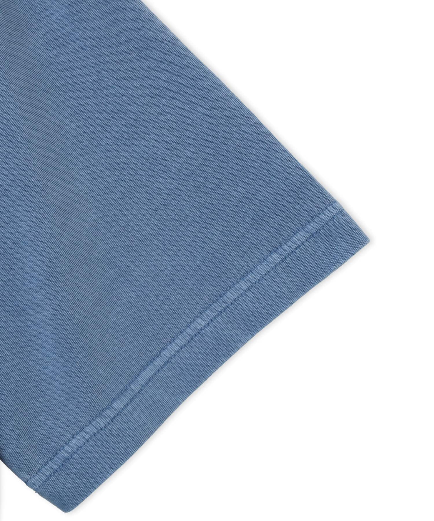 HDEX Crack Printed Pigment Short Sleeve Pigment Ash Blueの画像