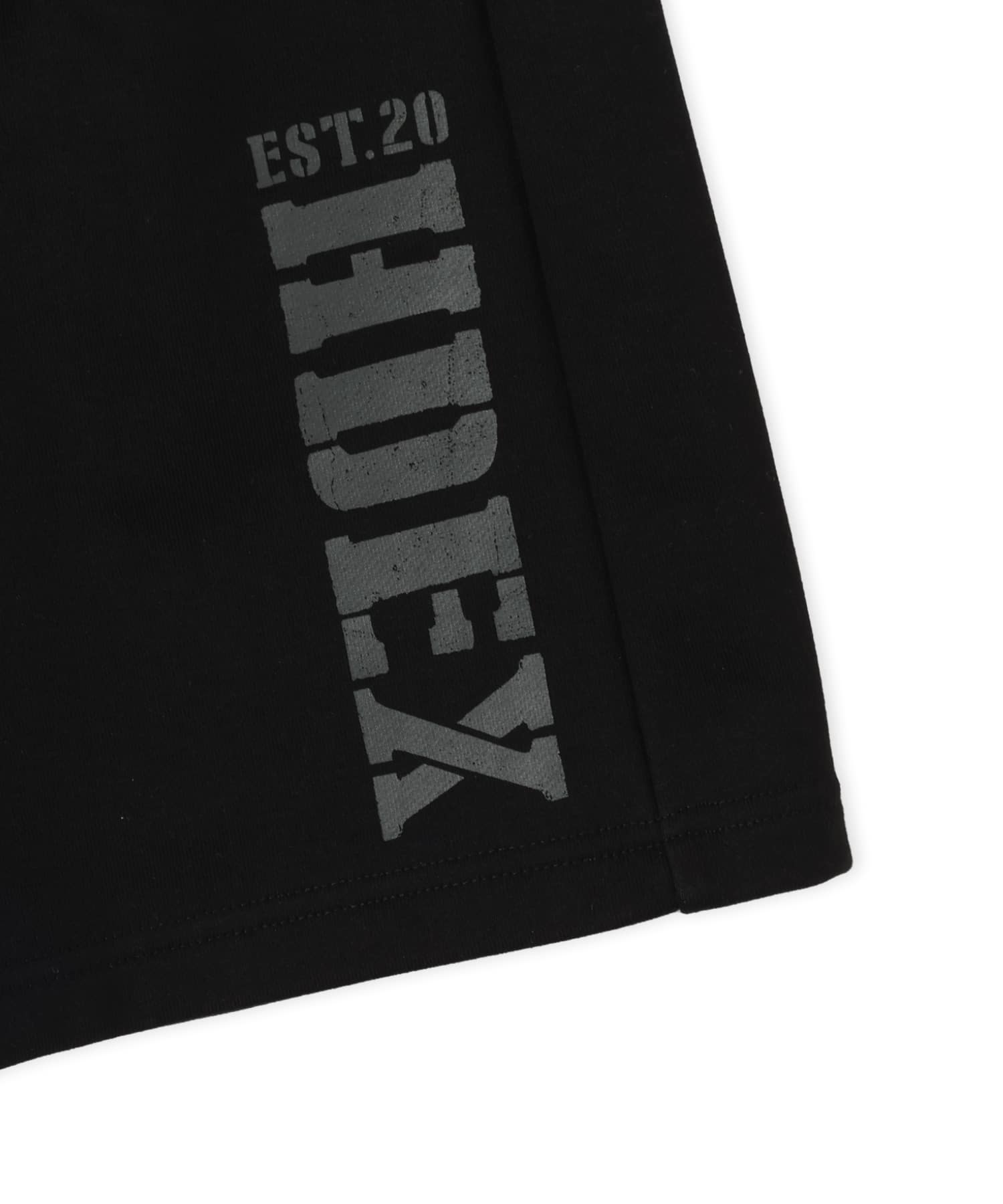 HDEX Bermuda Sweat shorts Blackの画像