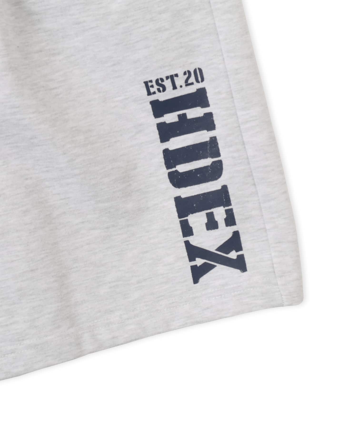 HDEX Bermuda Sweat shorts Melange Whiteの画像
