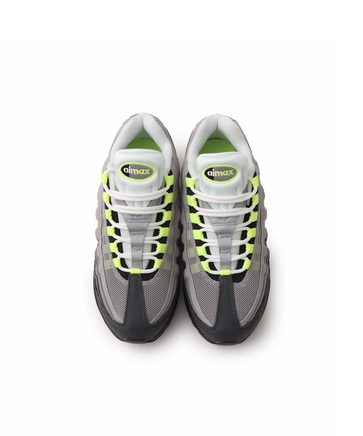 NIKE AIR MAX 95 BB S (GS) BLACK/NEON YELLOW-ANTHRACITE-LT GRAPHITEの画像