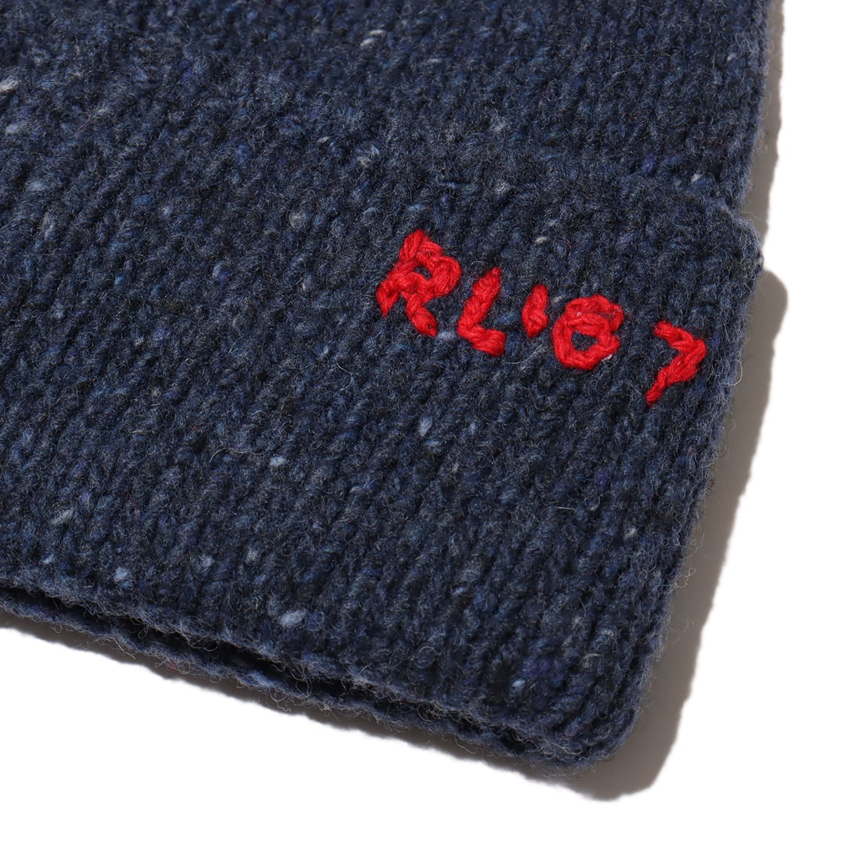POLO RALPH LAUREN KNT TWD PL BBEANIE NEWPORT NAVY の画像