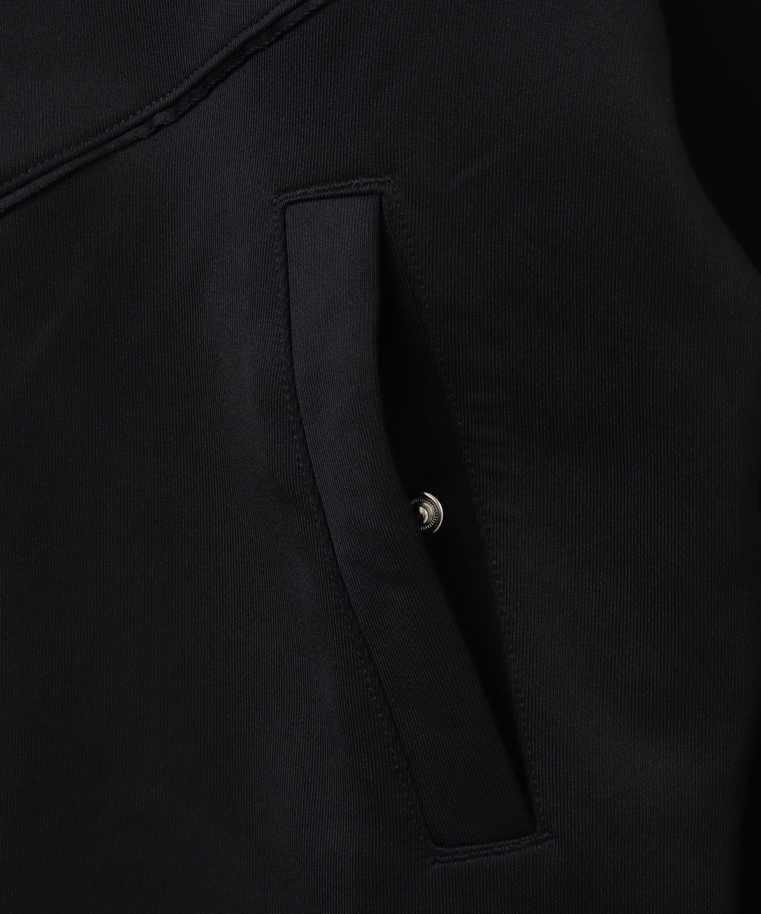 NIKE AS W NSW NK WR POLY KNIT JKT BLACK/WHITEの画像