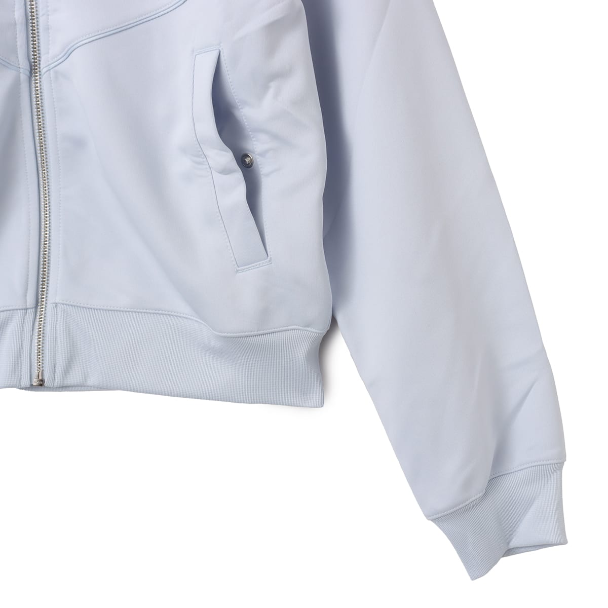 NIKE AS W NSW NK WR POLY KNIT JKT BLUE TINT/WHITEの画像