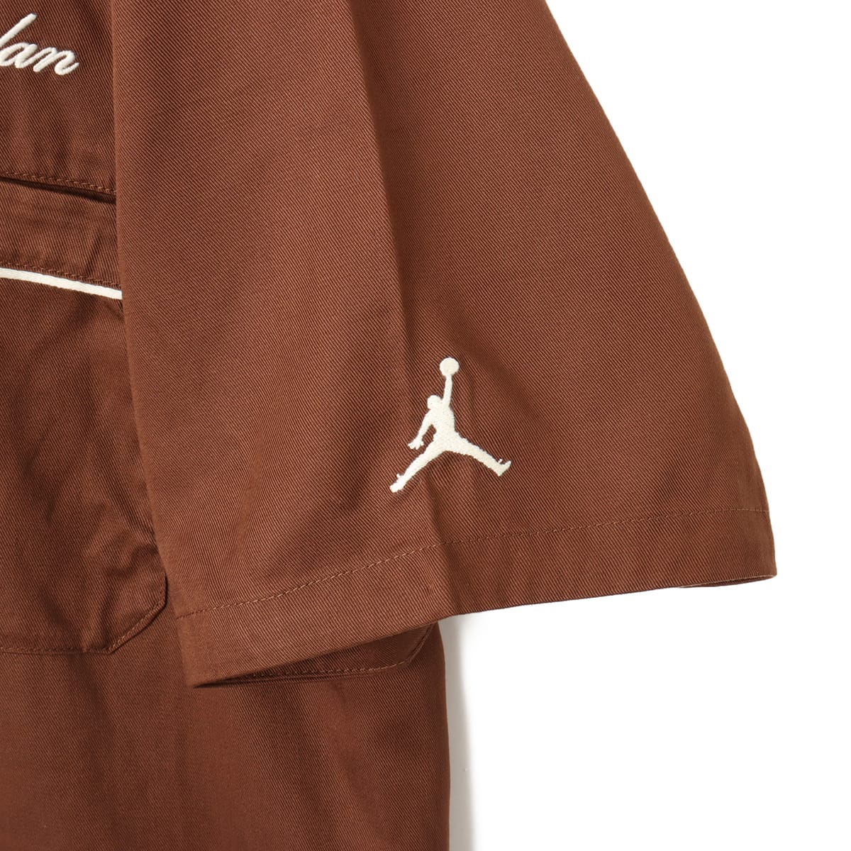 JORDAN BRAND M J SOLEFLY BARISTA SHIRT CACAO WOW/FOSSILの画像