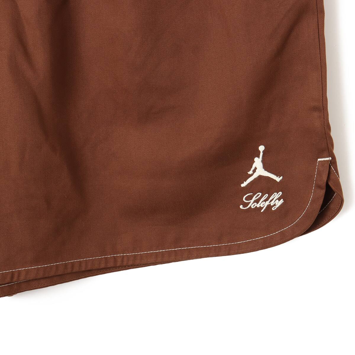 JORDAN BRAND M J SOLEFLY BARISTA SHORT CACAO WOW/FOSSILの画像