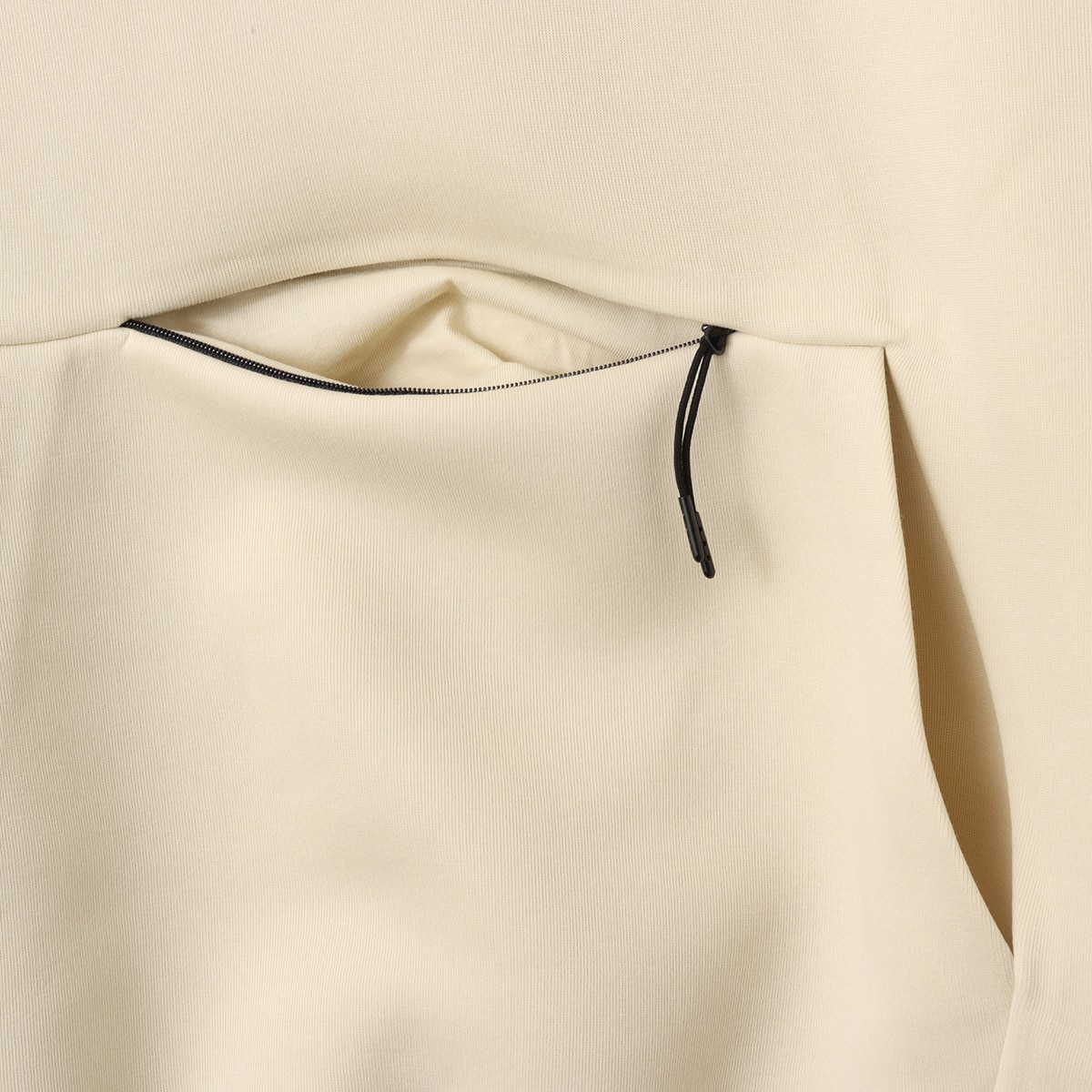 NIKE AS M NK TCH FLC HOODIE LT KHAKI/BLACKの画像