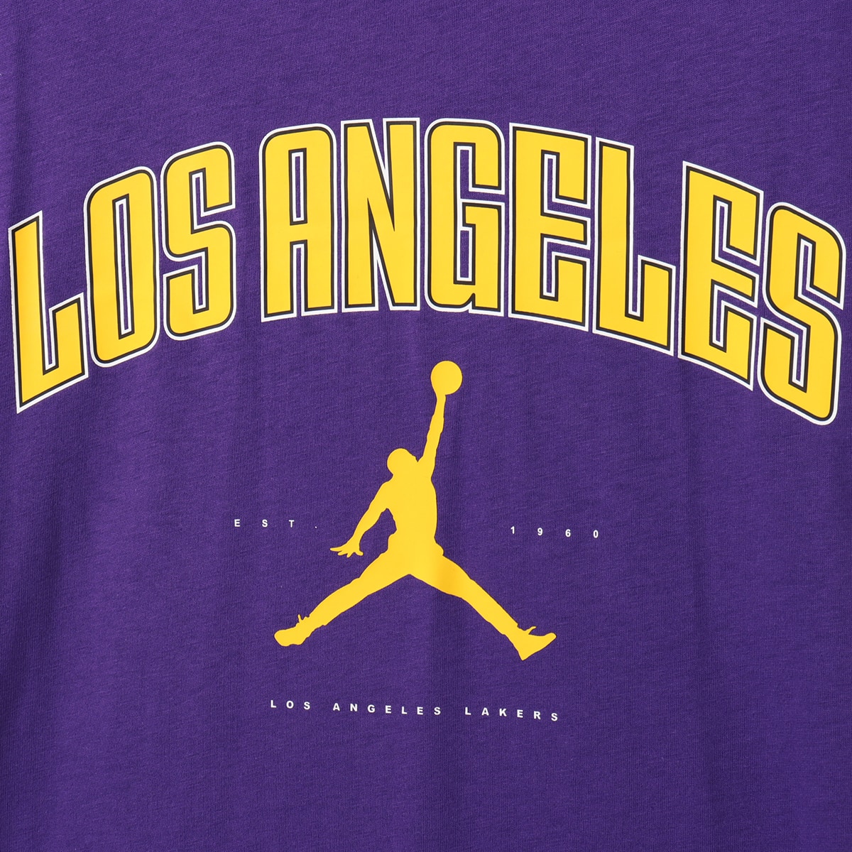 NIKE LOS ANGELES LAKERS M NK ES NBA JDN CITIES SS FIELD PURPLEの画像