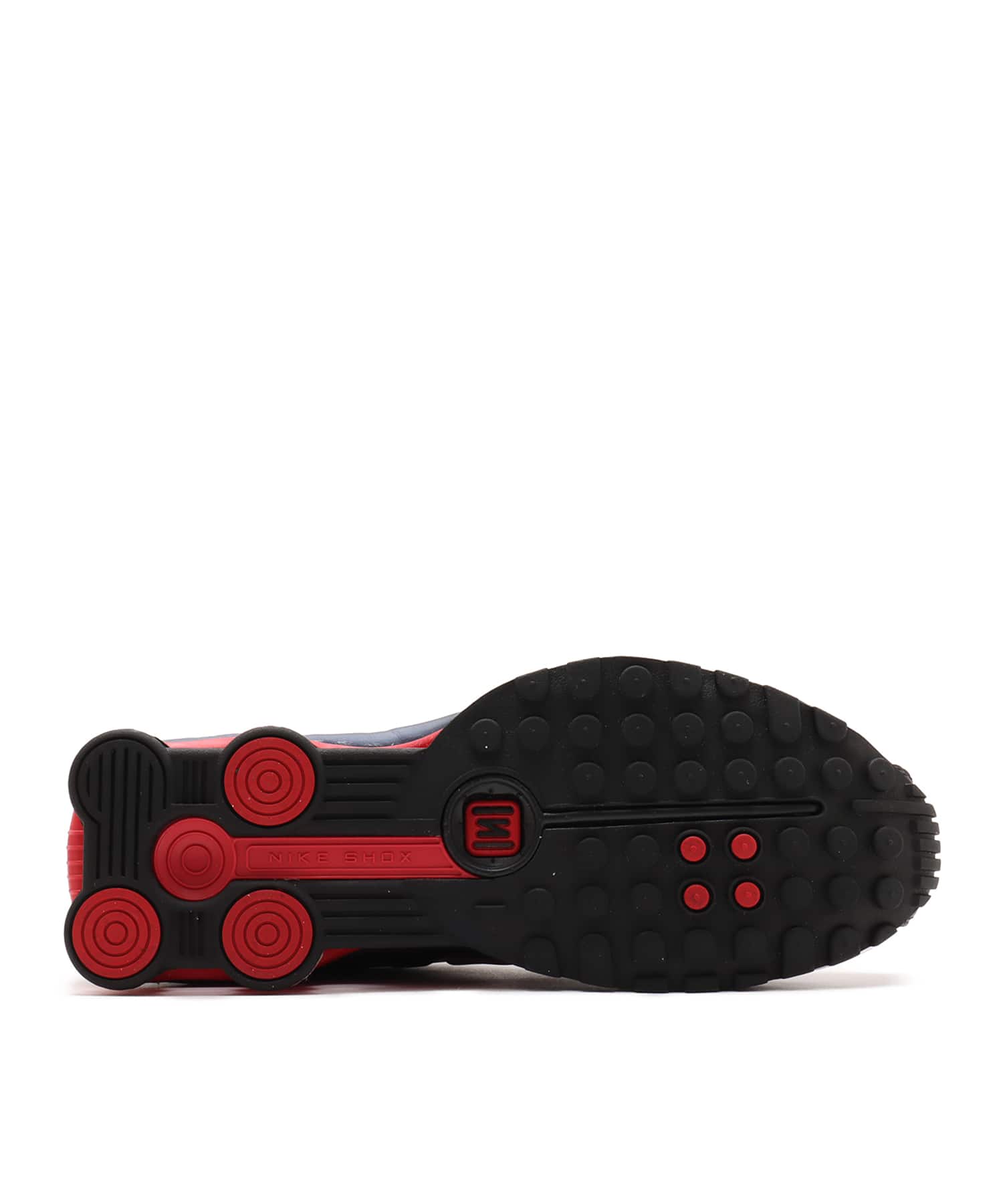 NIKE SHOX R4 MIDNIGHT NAVY/GYM RED-WHITEの画像