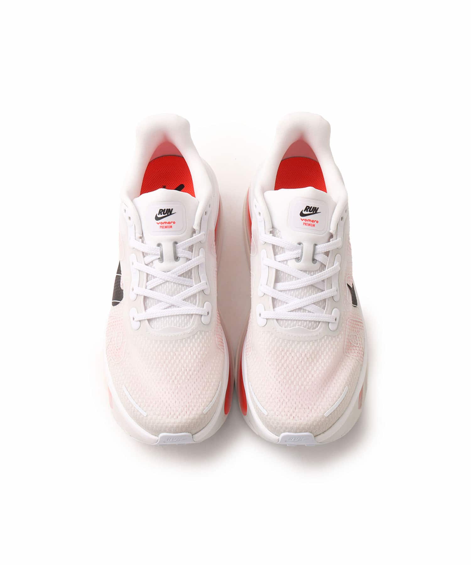 NIKE VOMERO PREMIUM WHITE/BLACK-BRIGHT CRIMSON-PHOTON DUSTの画像