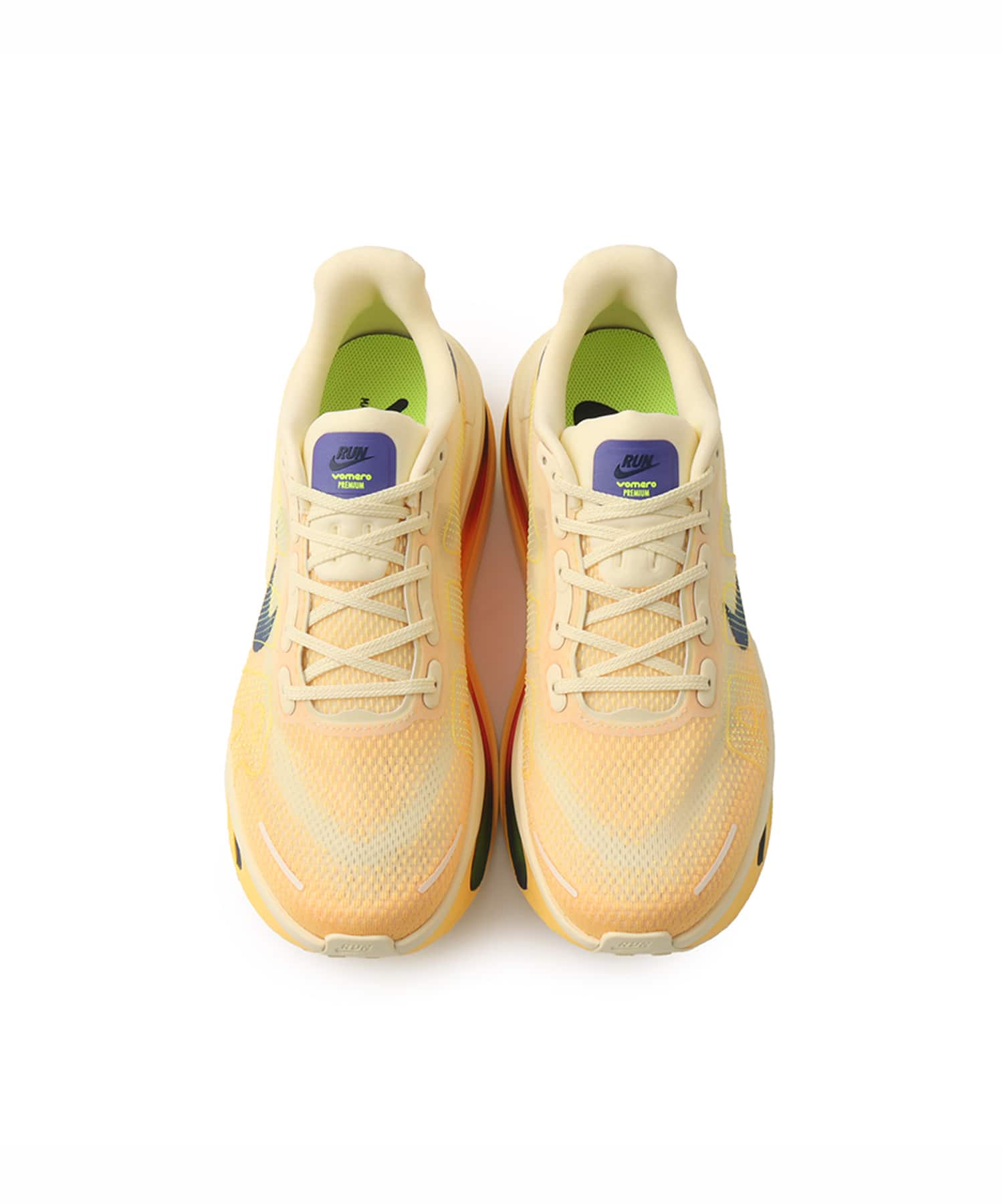 NIKE VOMERO PREMIUM ALABASTER/BLUE VOID-CITRON PULSEの画像