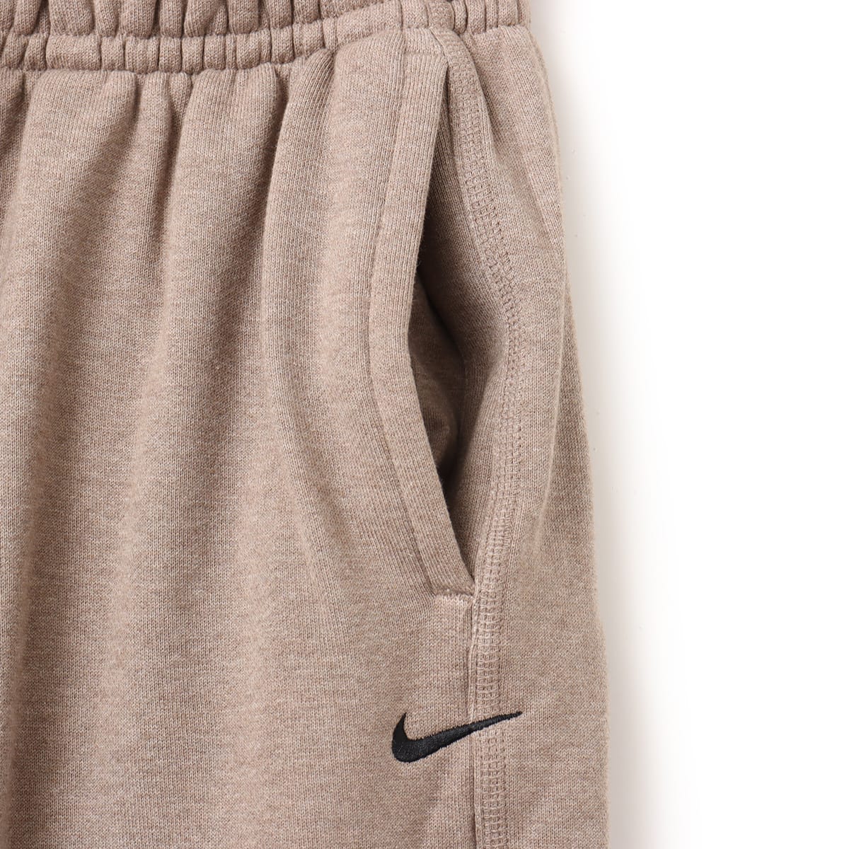 NIKE AS W NSW STREET OH FLC PANT MINK BROWN/HTRの画像