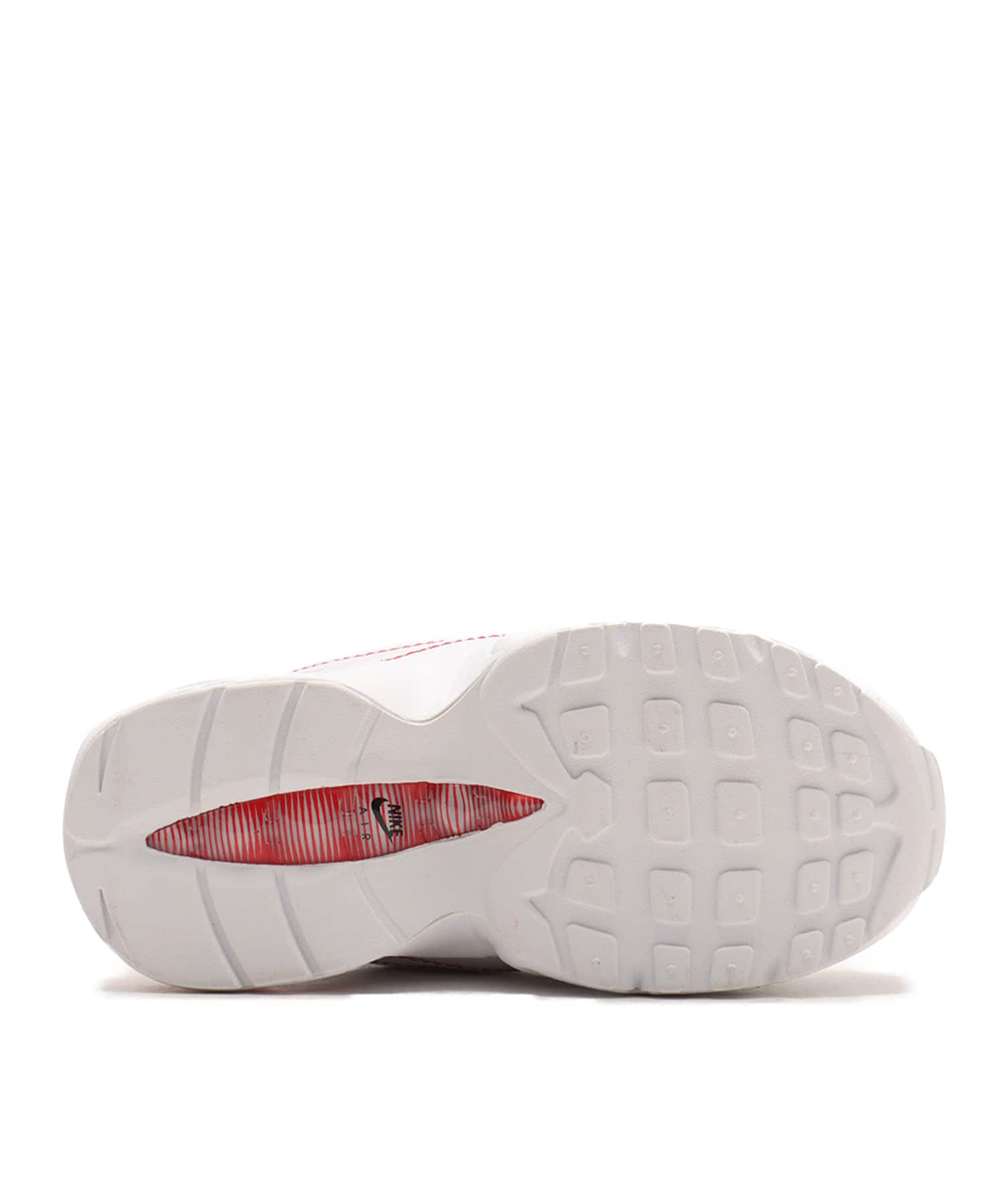 NIKE AIR MAX 95 RECRAFT LTR (TD) WHITE/WHITE-UNIVERSITY RED