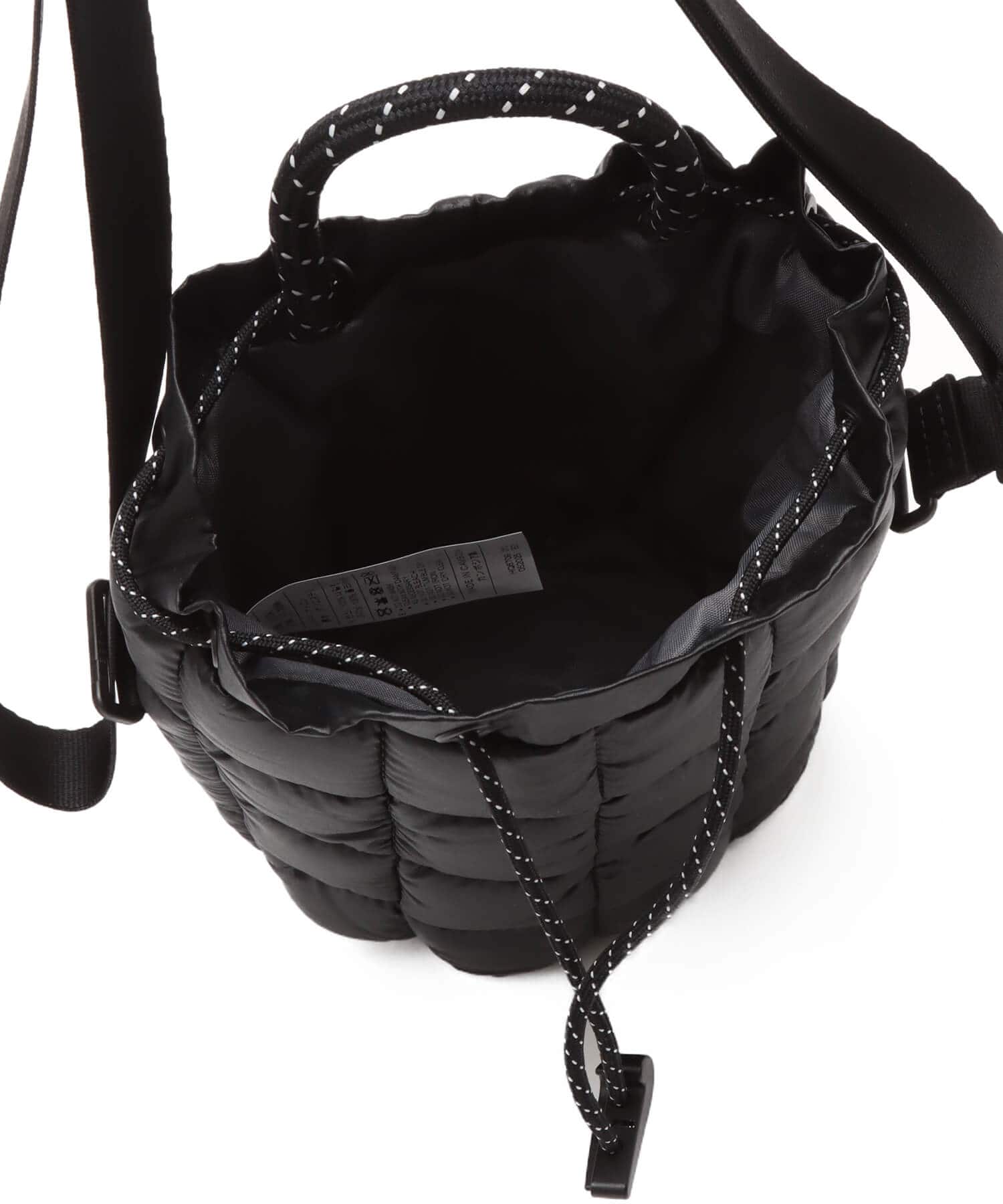 NIKE NK NSW PUFFLE TINY TOTE BLACK/IRON GREY/BLACKの画像