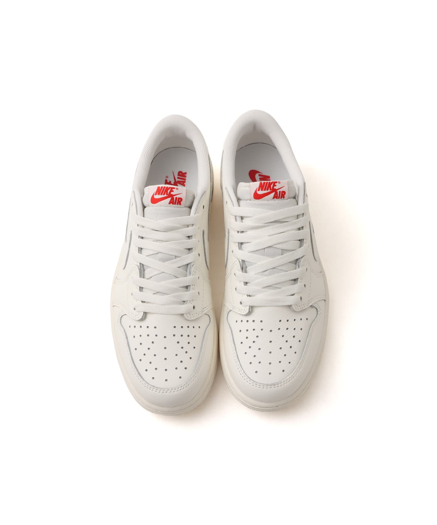 JORDAN BRAND AIR JORDAN 1 RETRO LOW OG SAIL/SAIL-UNIVERSITY REDの画像
