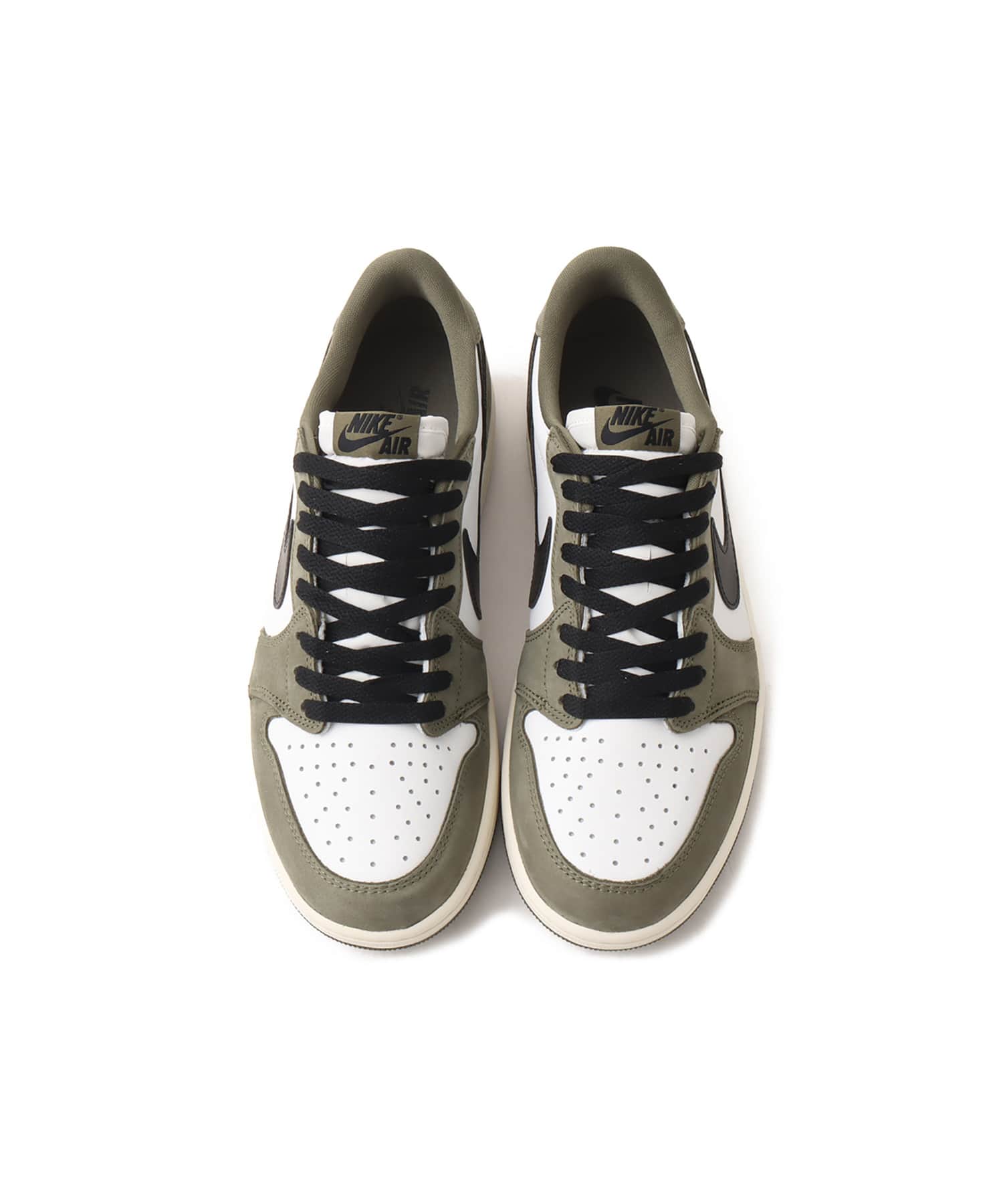 JORDAN BRAND AIR JORDAN 1 RETRO LOW OG MEDIUM OLIVE/BLACK-SUMMIT WHITE-SAILの画像