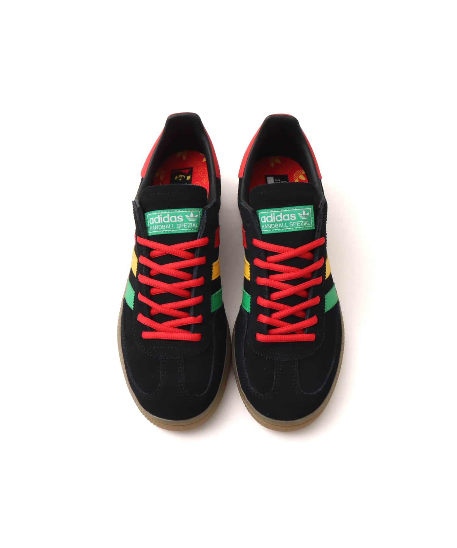 adidas HANDBALL SPEZIAL BOB MARLEY CBLACK/PURRUB/BOGOLDの画像
