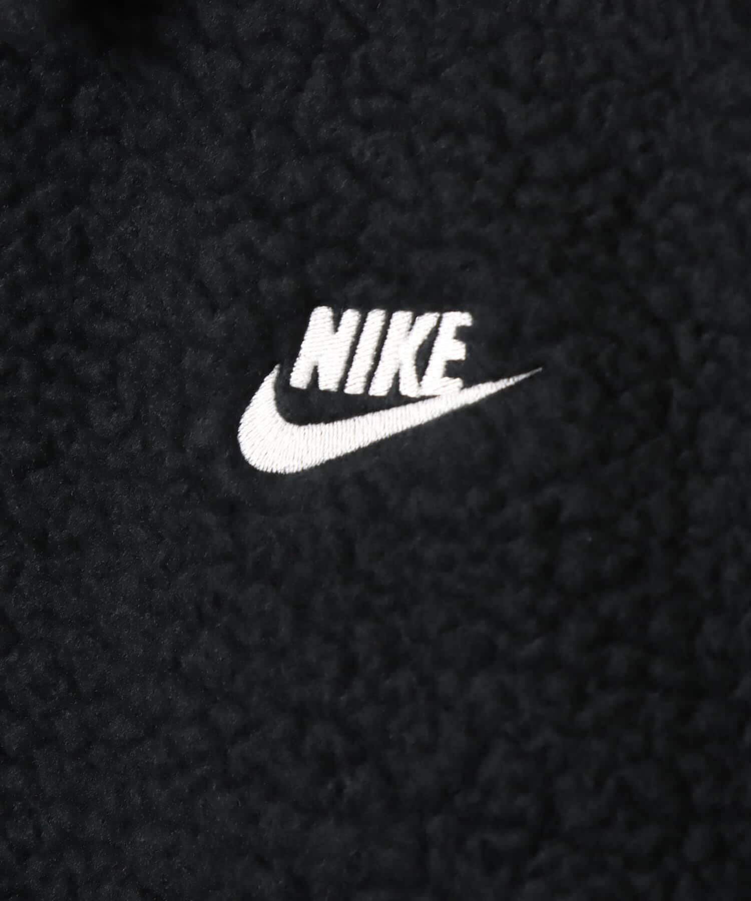 NIKE AS M NK CLUB SHERPA COACHES JK BLACK/WHITEの画像