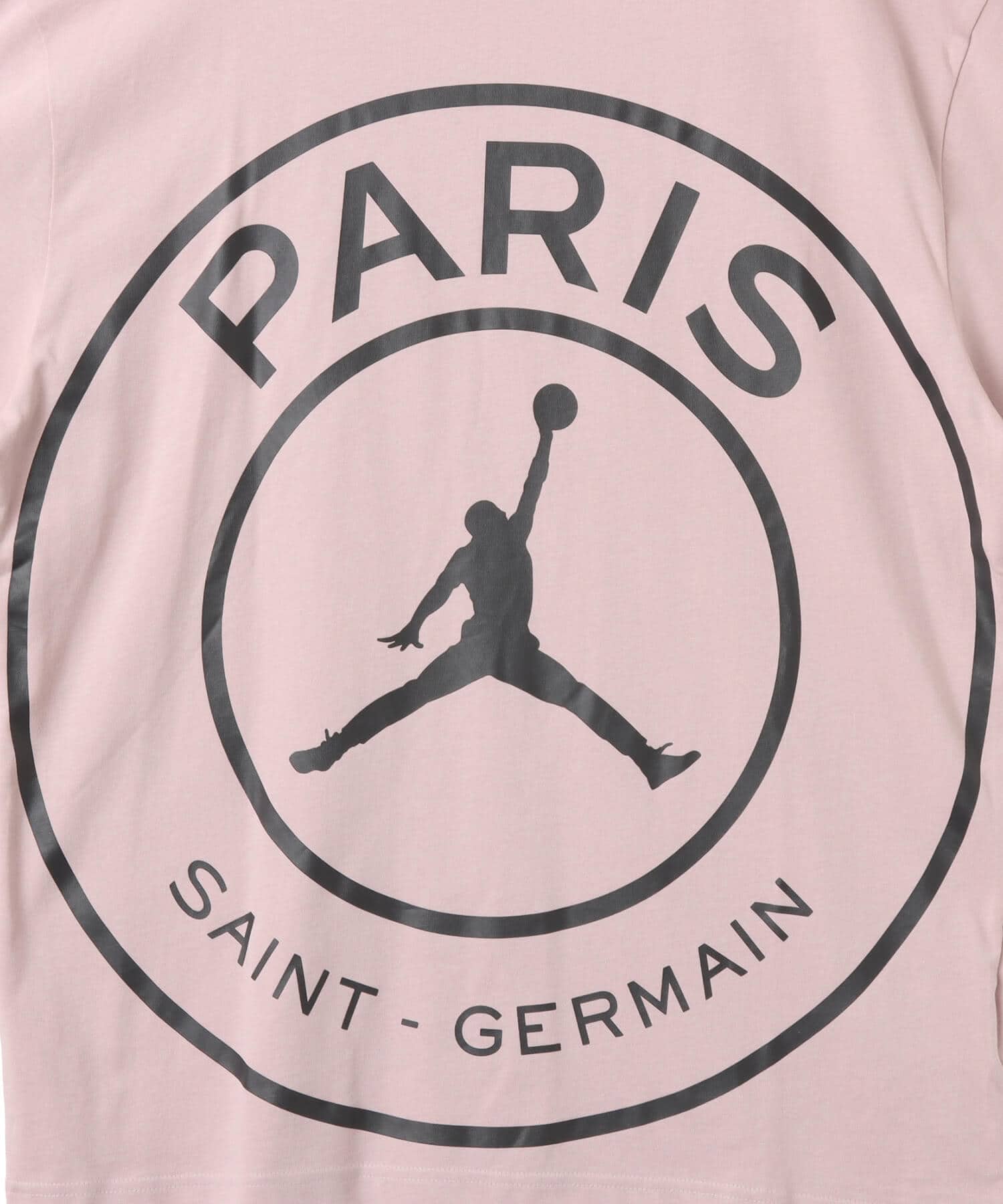 JORDAN BRAND M J PSG SS LOGO TEE PARTICLE ROSEの画像