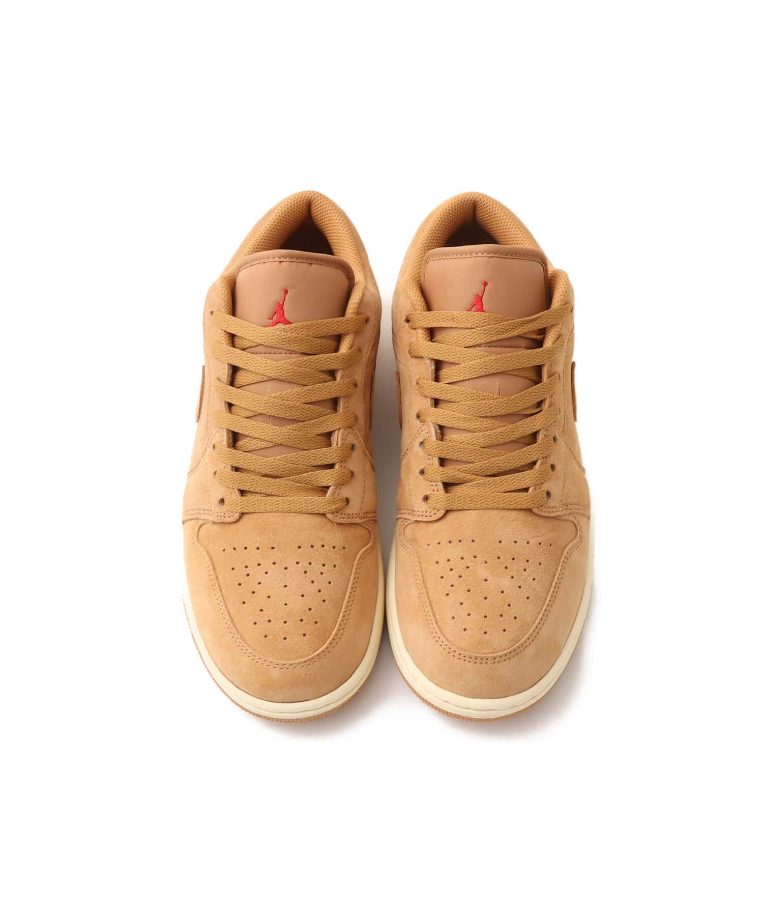 JORDAN BRAND AIR JORDAN 1 LOW SE FLAX/FLAX-VARSITY RED-MUSLINの画像