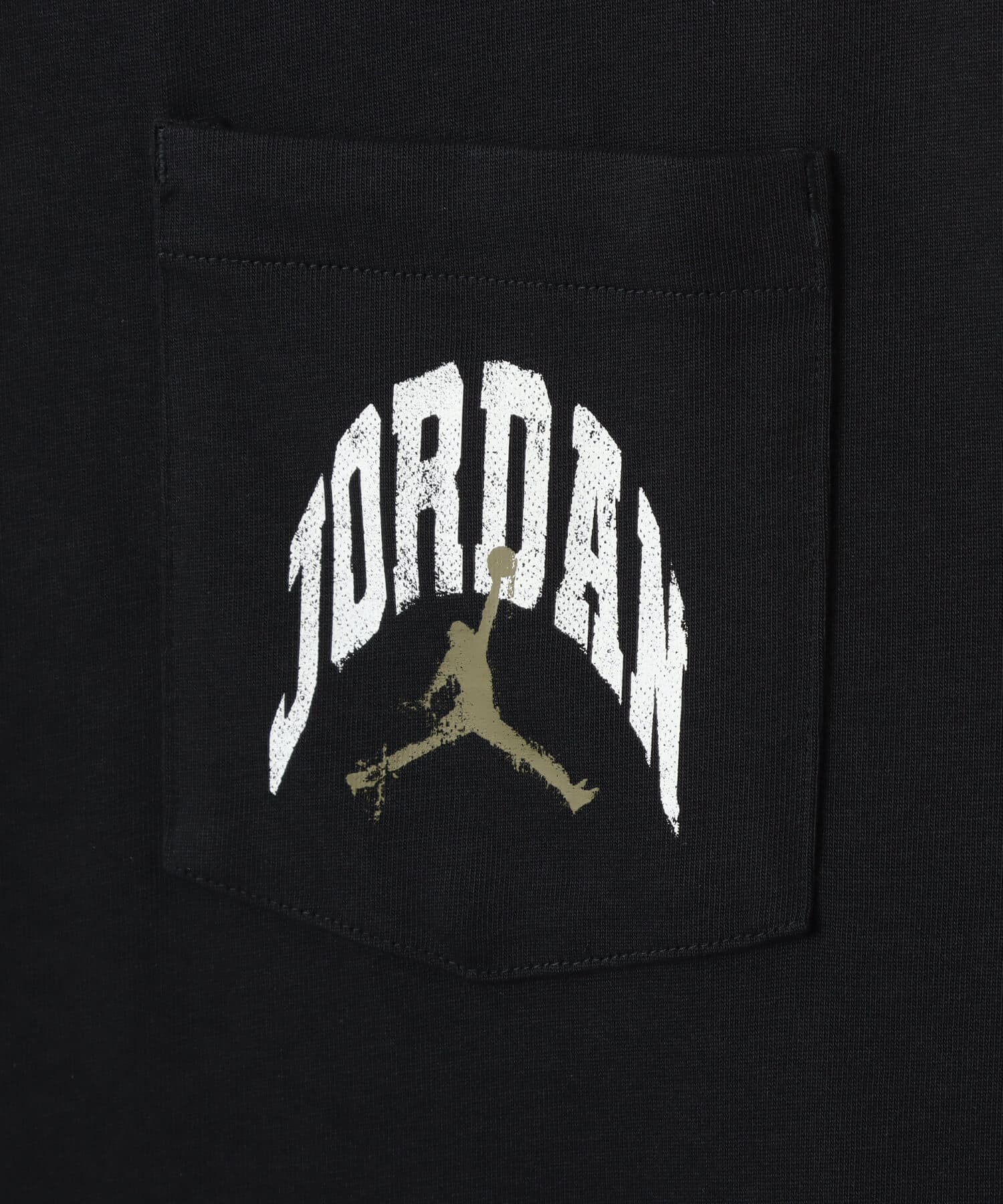 JORDAN BRAND M J BRK RLT LS POCKET CREW BLACK/SAILの画像
