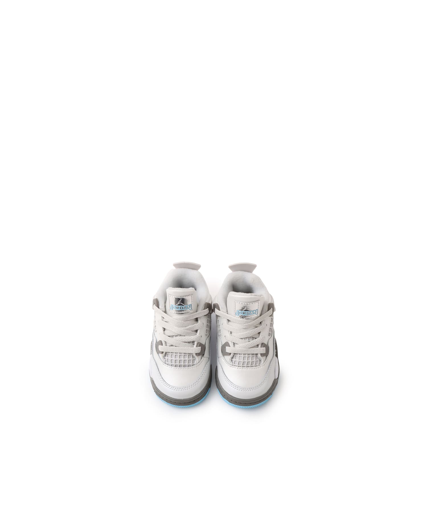 JORDAN BRAND JORDAN 4 RETRO (TD) PHOTON DUST/BLUE CHILL-FLAT PEWTER-WHITEの画像