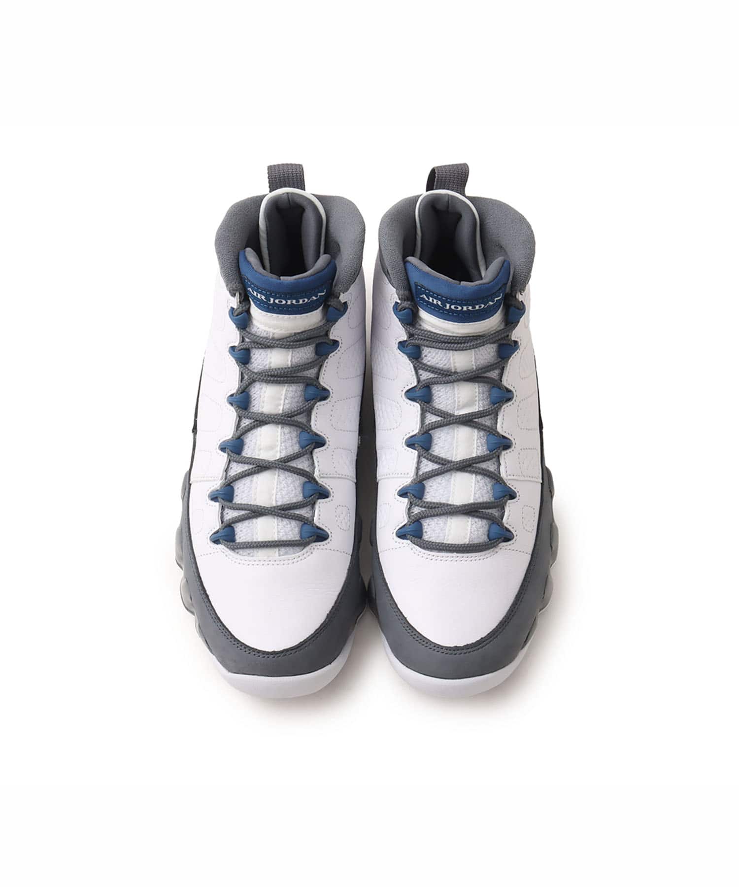 JORDAN BRAND AIR JORDAN 9 RETRO WHITE/FRENCH BLUE-FLINT GREYの画像