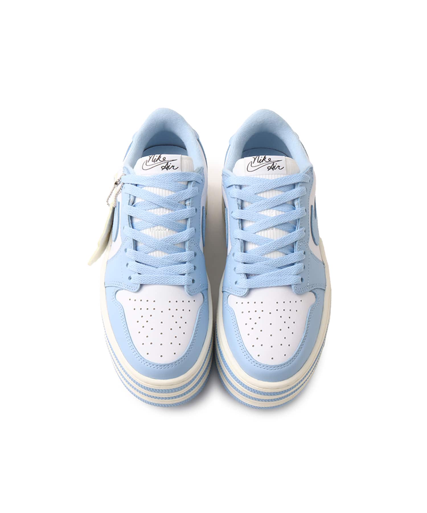 JORDAN BRAND WMNS AIR JORDAN 1 TRIPLE STACK PSYCHIC BLUE/PSYCHIC BLUE-WHITE-SAILの画像