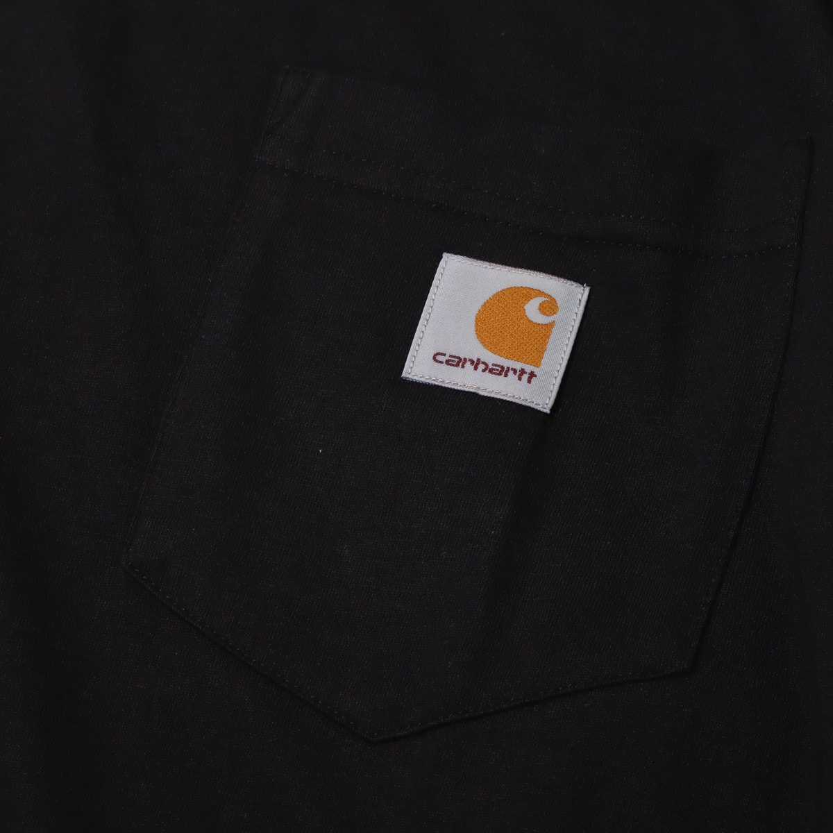 CARHARTT L/S POCKET T-SHIRT BLACK の画像