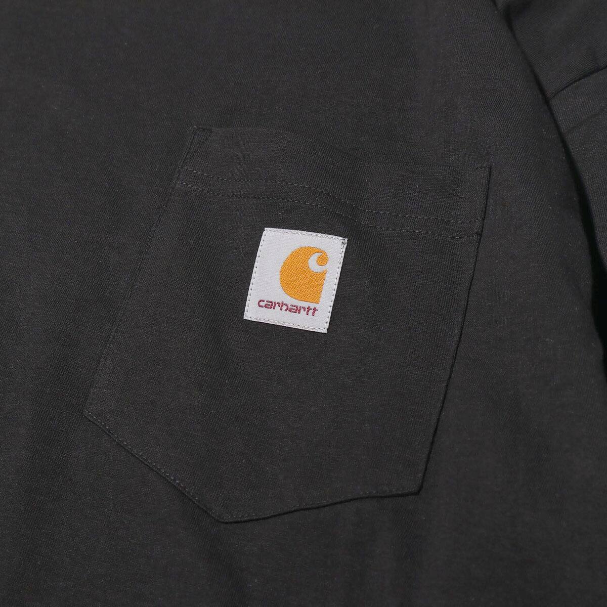 CARHARTT L/S POCKET T-SHIRT BLACK 19SS-Iの画像
