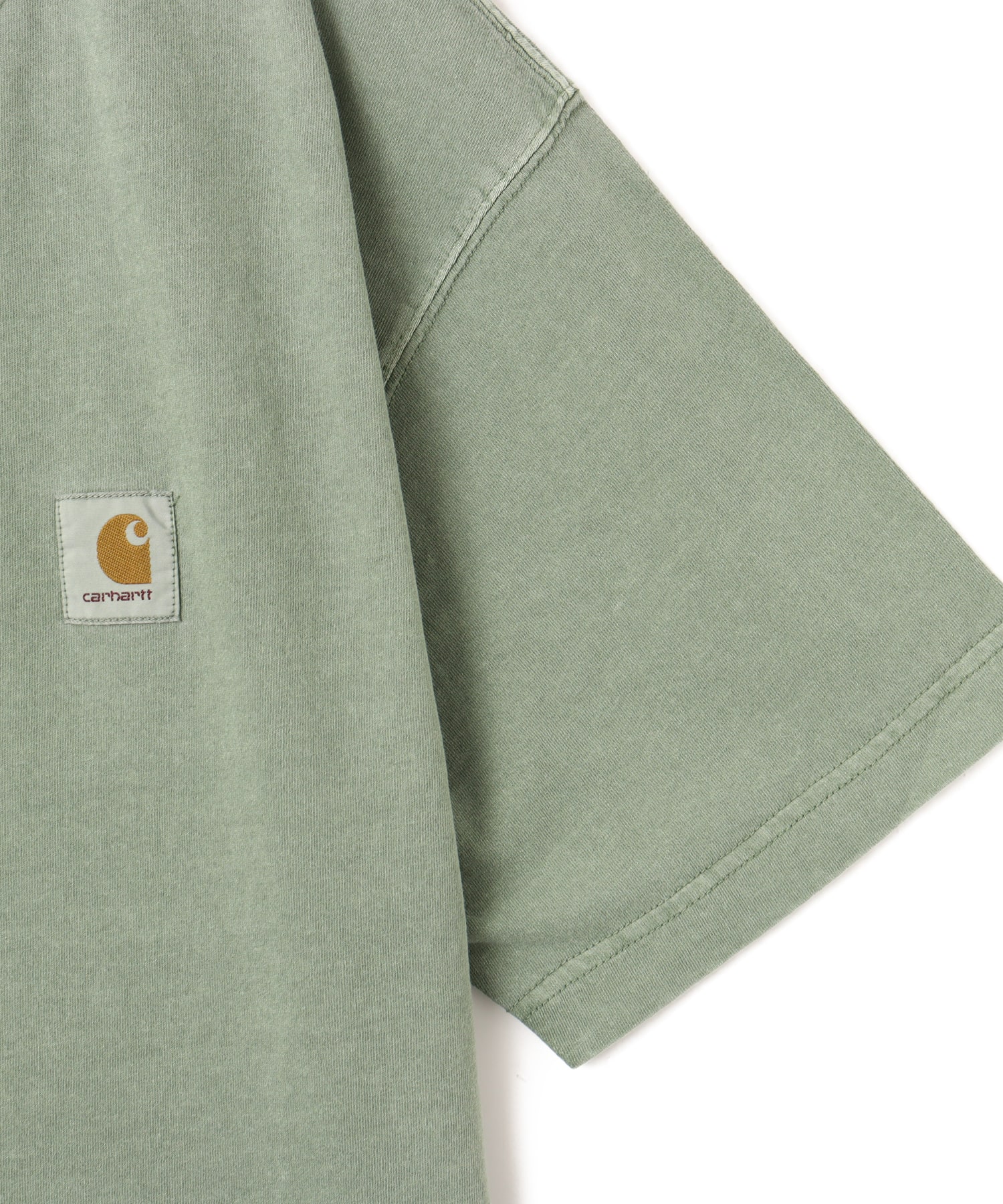 CARHARTT S/S NELSON T-SHIRT Park / garment dyedの画像
