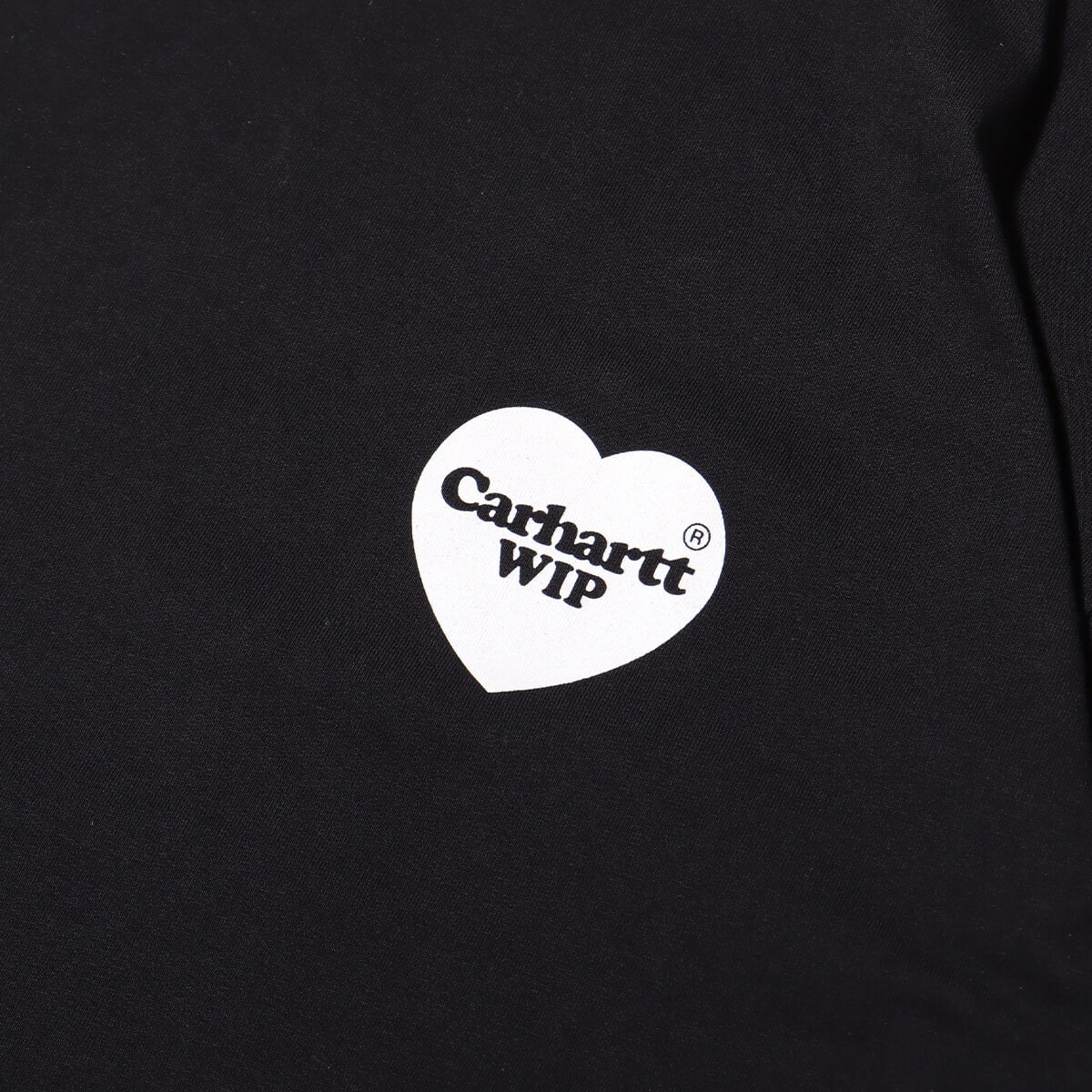 CARHARTT S/S HEART BANDANA T-SHIRT Black / White 24SS-Iの画像