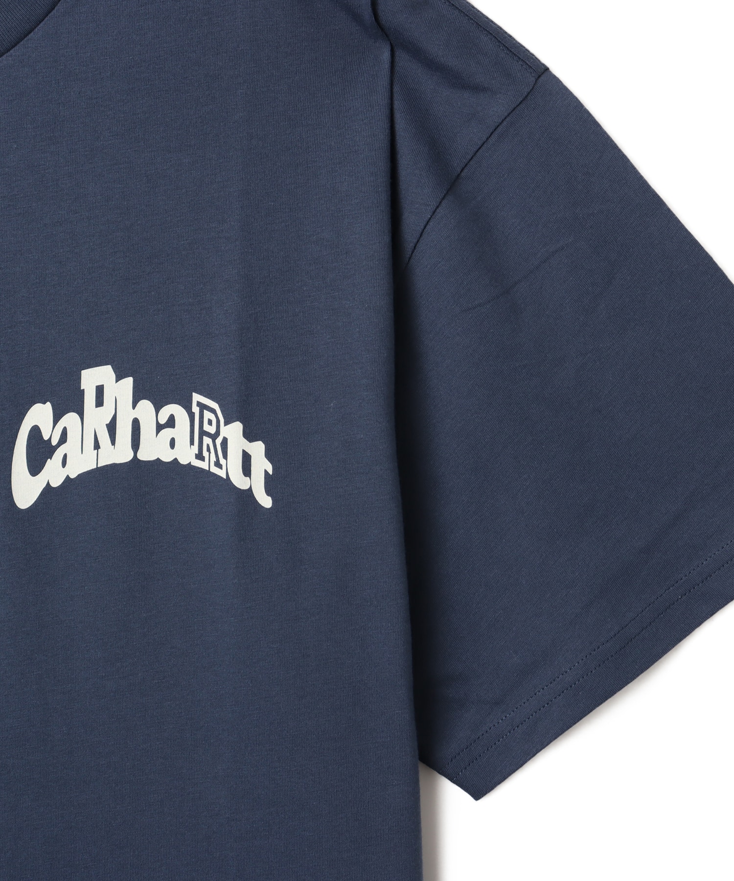 CARHARTT S/S LOGO T-SHIRT Dusky Blueの画像