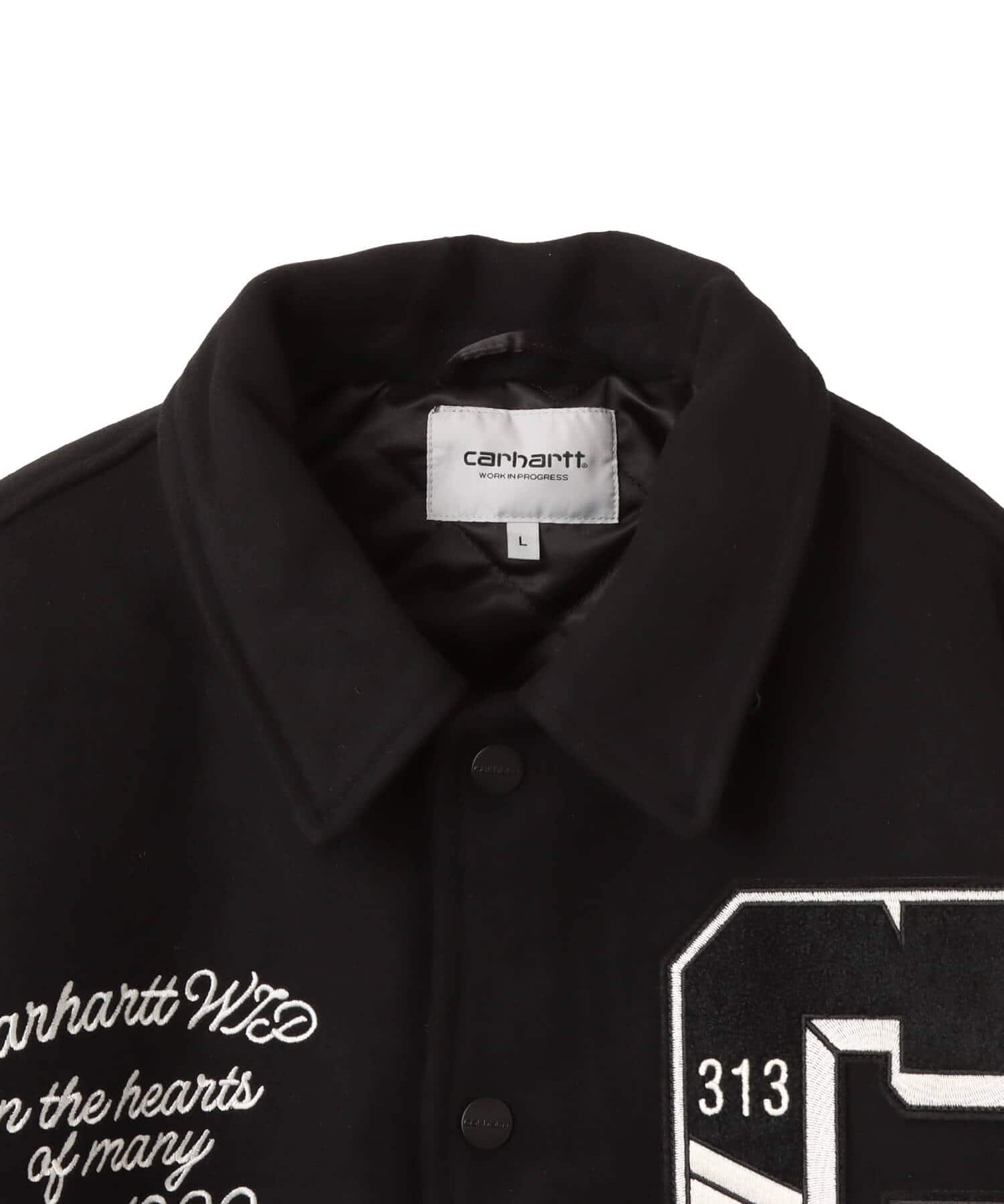 CARHARTT WORLD CLASSIC VARSITY Blackの画像