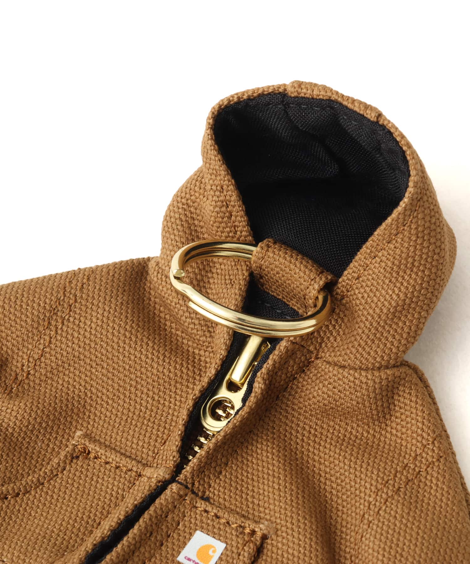 CARHARTT MINI ACTIVE JACKET KEYCHAIN Hamilton Brownの画像