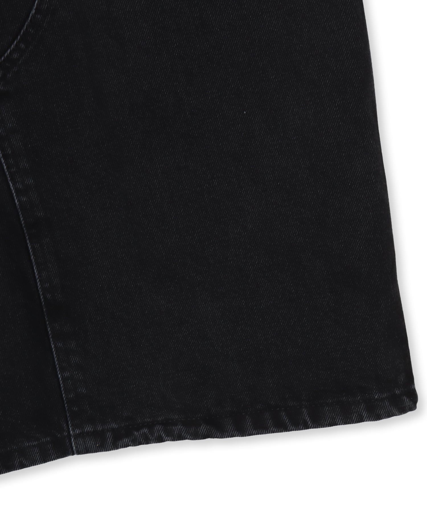 CARHARTT OG DOUBLE KNEE SHORT Black stone washedの画像