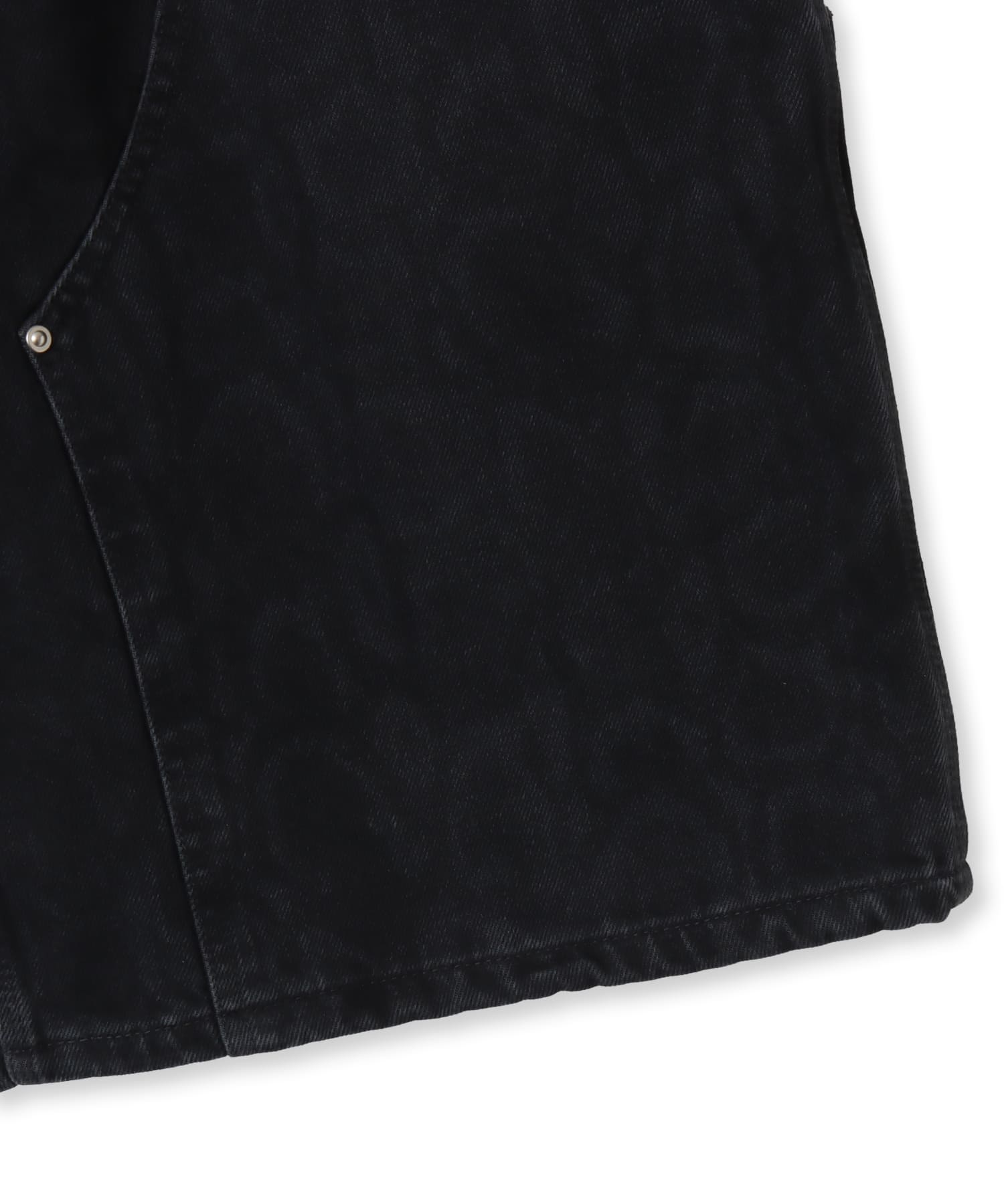 CARHARTT OG DOUBLE KNEE SHORT Camo Black hstone washの画像