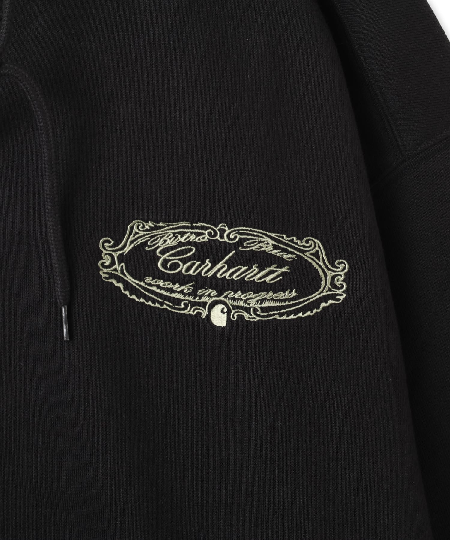 CARHARTT HOODED CHEZ WIP JACKET Black / Greenの画像